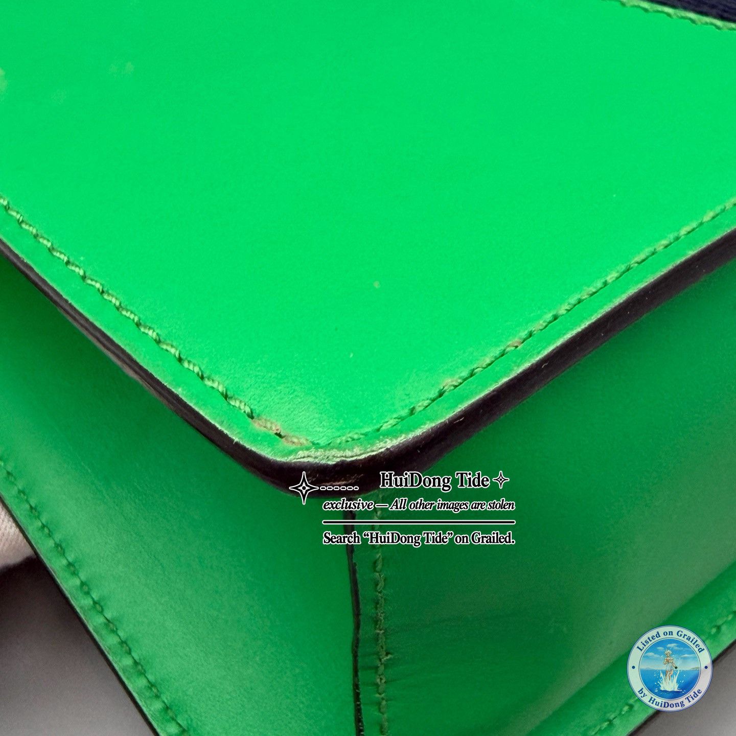 Gucci Gucci Sylvie Green Leather Web Handle Bag Size ONE SIZE - 11 Thumbnail