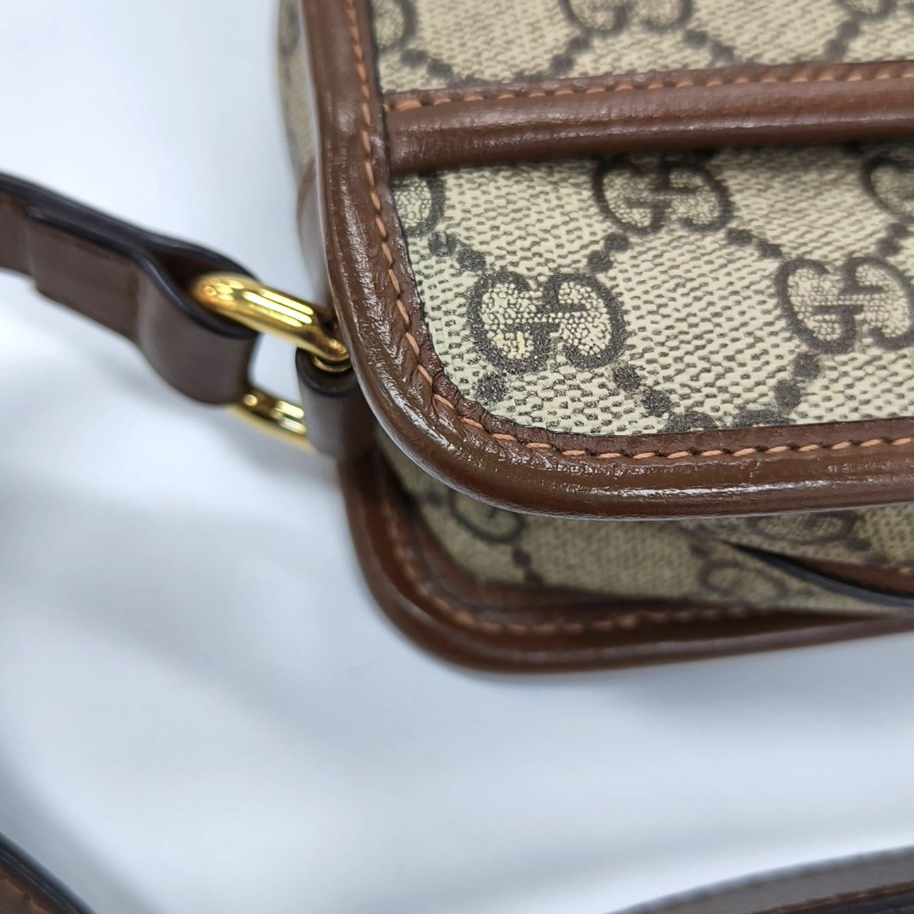Gucci Gucci Interlocking G Coated Canvas Shoulder Bag ONE SIZE Size ONE SIZE - 10 Thumbnail
