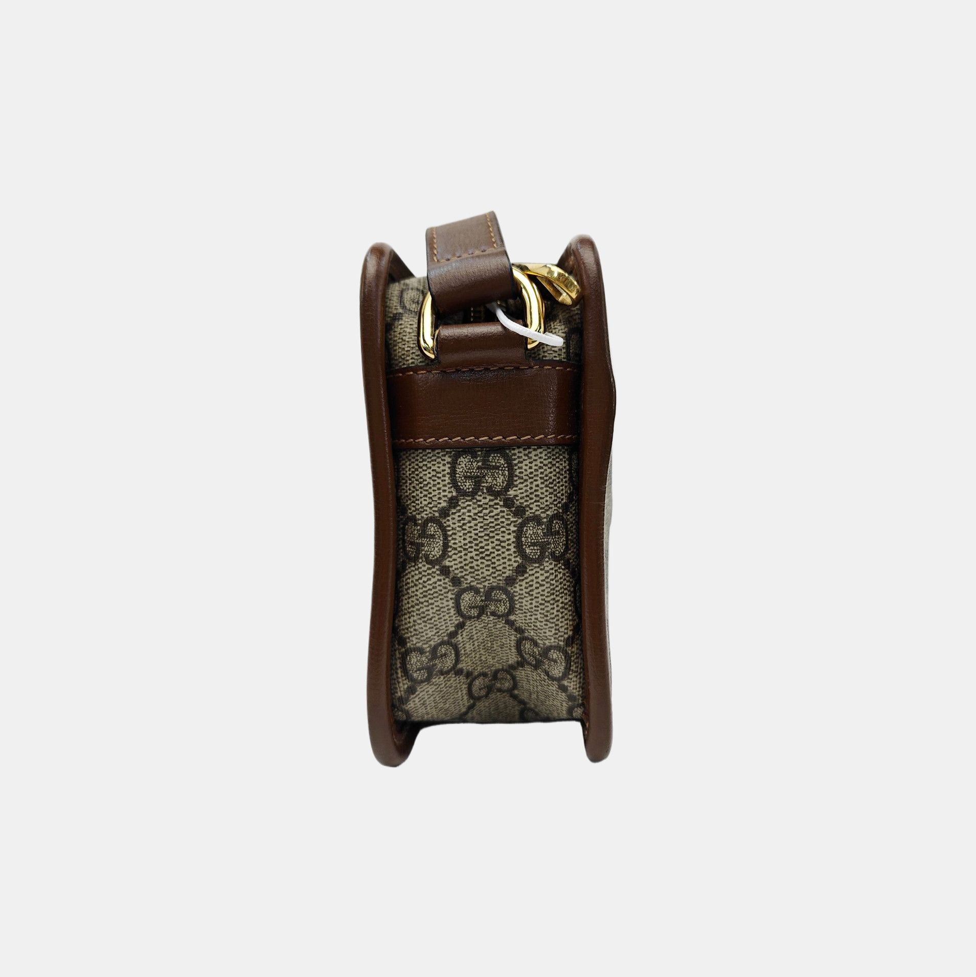 Gucci Gucci Interlocking G Coated Canvas Shoulder Bag ONE SIZE Size ONE SIZE - 4 Thumbnail