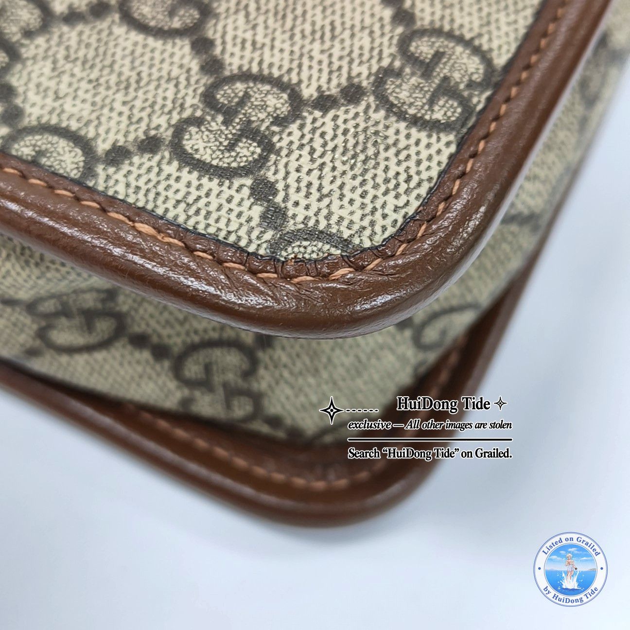 Gucci Gucci Interlocking G Coated Canvas Shoulder Bag ONE SIZE Size ONE SIZE - 8 Thumbnail