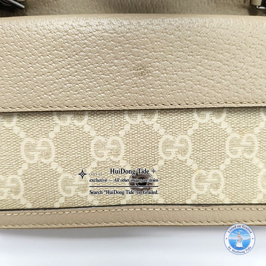 Gucci Gucci Dionysus Super Mini GG Canvas Shoulder Bag Size ONE SIZE - 9 Thumbnail
