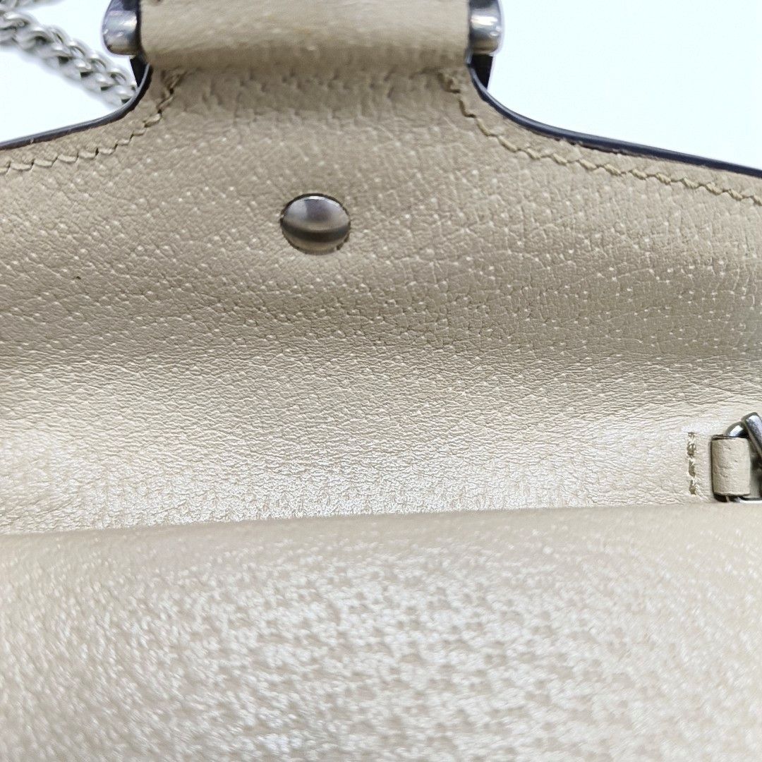 Gucci Gucci Dionysus Super Mini GG Canvas Shoulder Bag Size ONE SIZE - 10 Thumbnail
