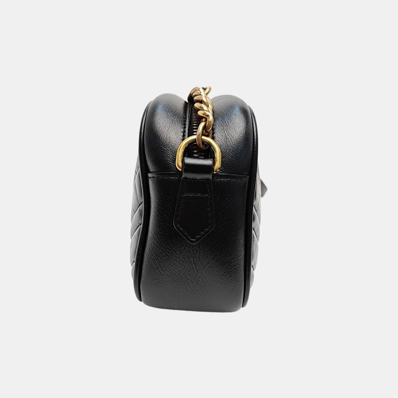 Gucci GUCCI GG Marmont Quilted Leather Shoulder Bag ONE SIZE Size ONE SIZE - 3 Thumbnail