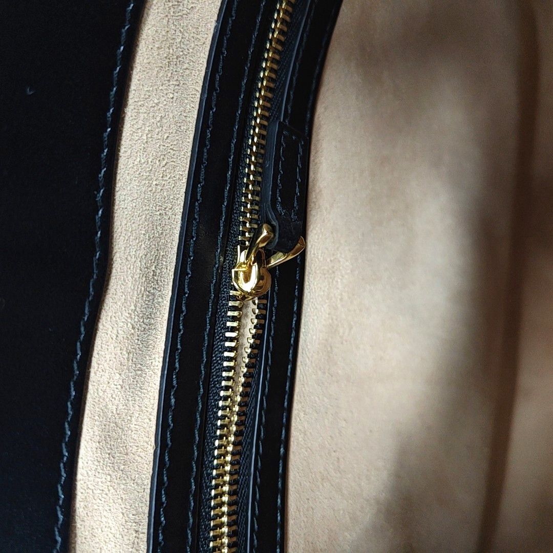 Gucci Gucci Jackie 1961 Black Leather Handle Bag ONE SIZE Size ONE SIZE - 13 Thumbnail