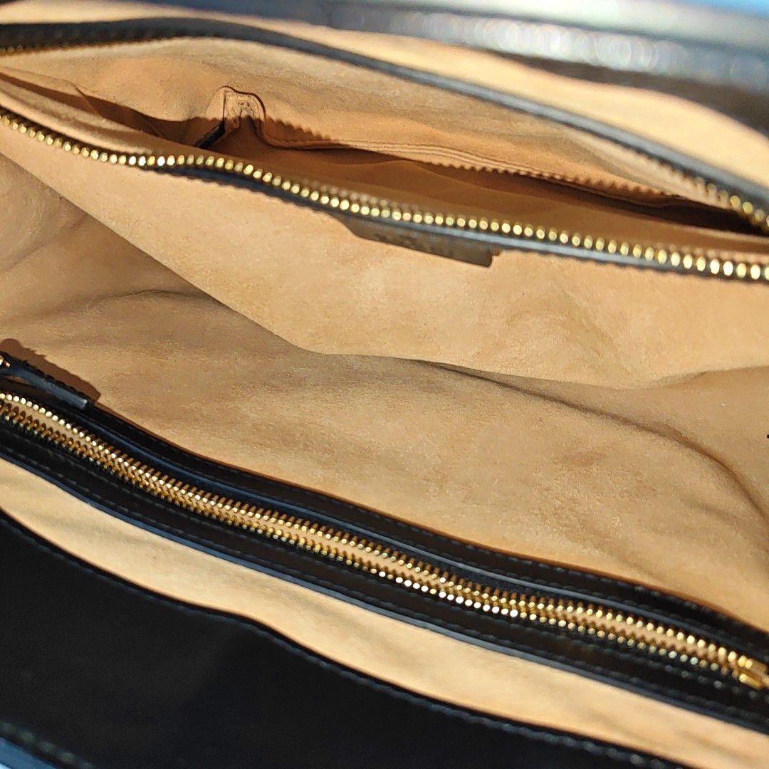 Gucci Gucci Jackie 1961 Black Leather Handle Bag ONE SIZE Size ONE SIZE - 7 Thumbnail