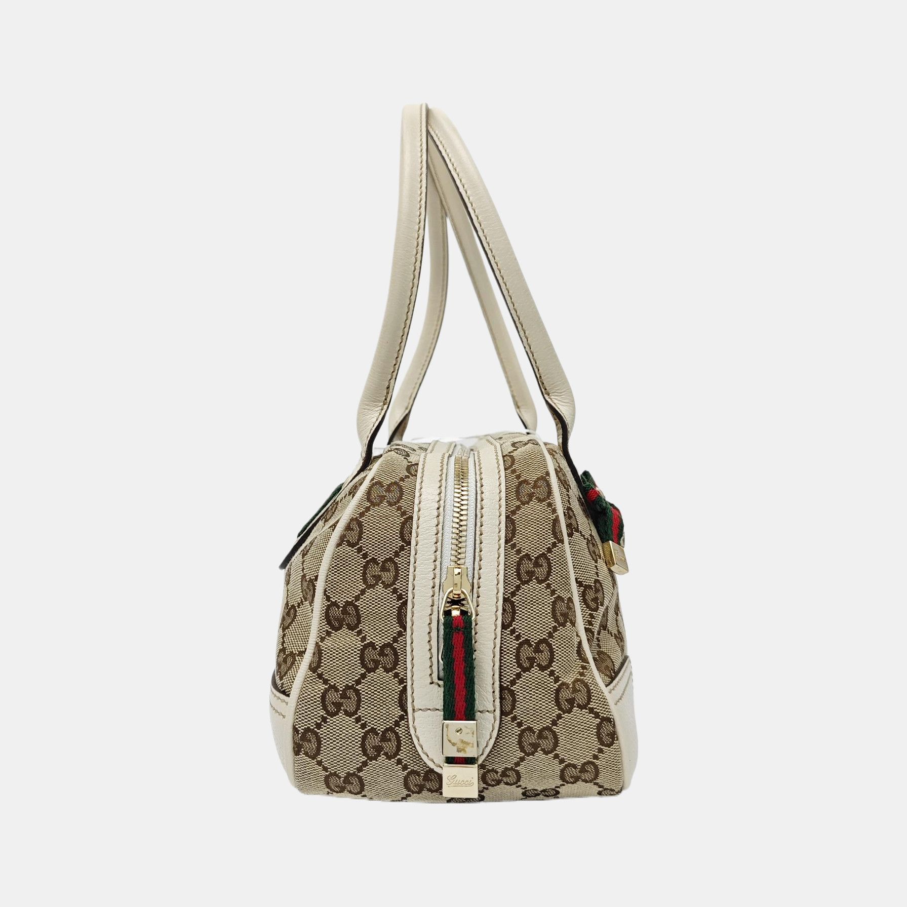 Gucci Gucci GG Canvas Web Bow Handle Bag One Size Size ONE SIZE - 4 Thumbnail