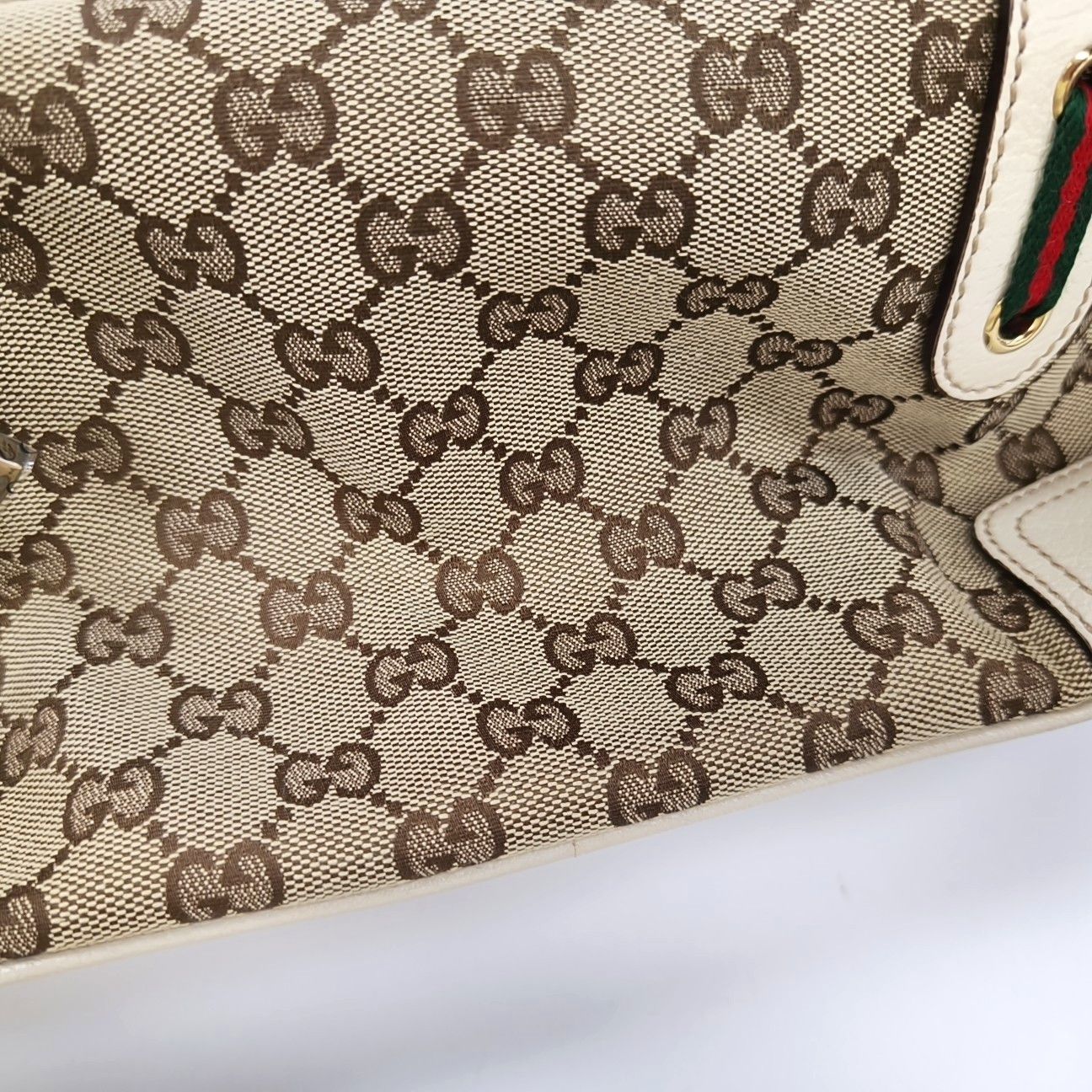 Gucci Gucci GG Canvas Web Bow Handle Bag One Size Size ONE SIZE - 9 Thumbnail