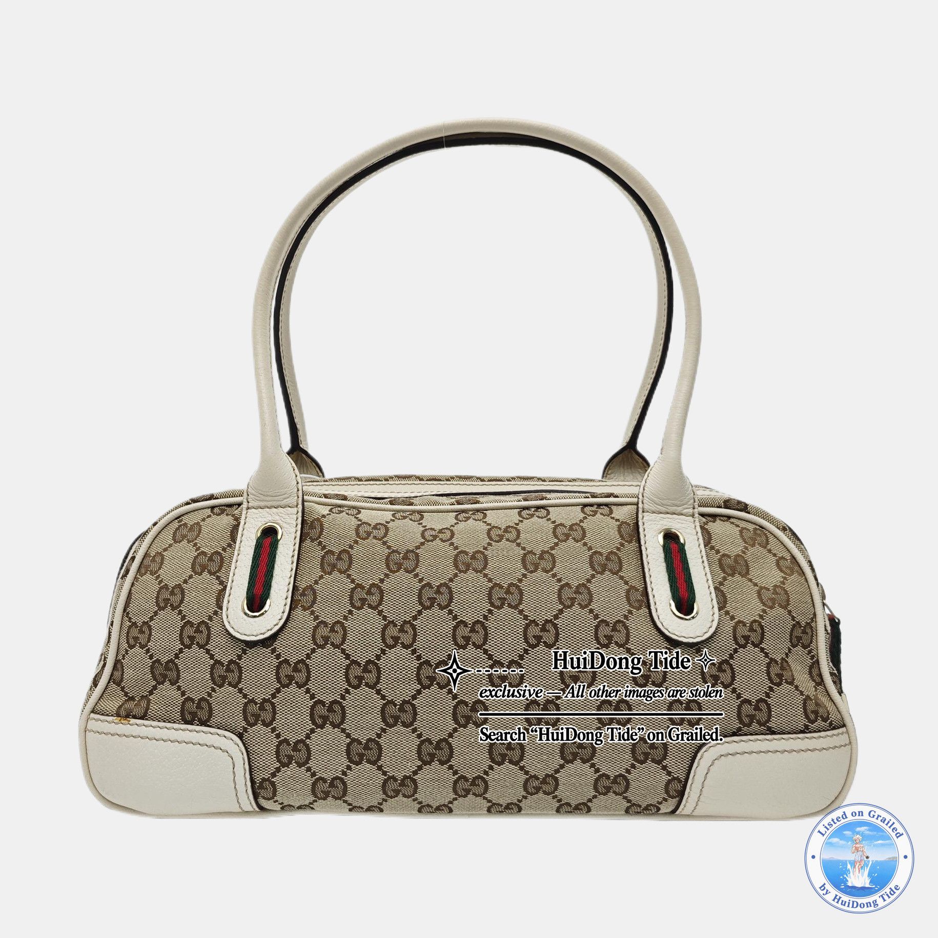 Gucci Gucci GG Canvas Web Bow Handle Bag One Size Size ONE SIZE - 5 Thumbnail
