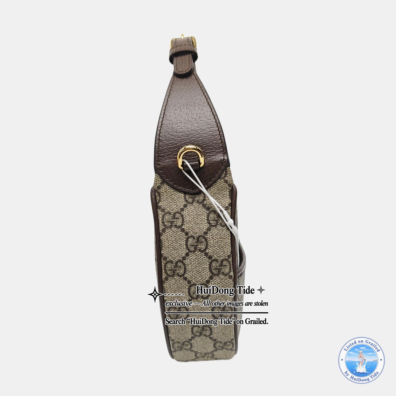 Gucci Gucci GG Supreme Canvas Mini Shoulder Bag One Size Size ONE SIZE - 4 Thumbnail