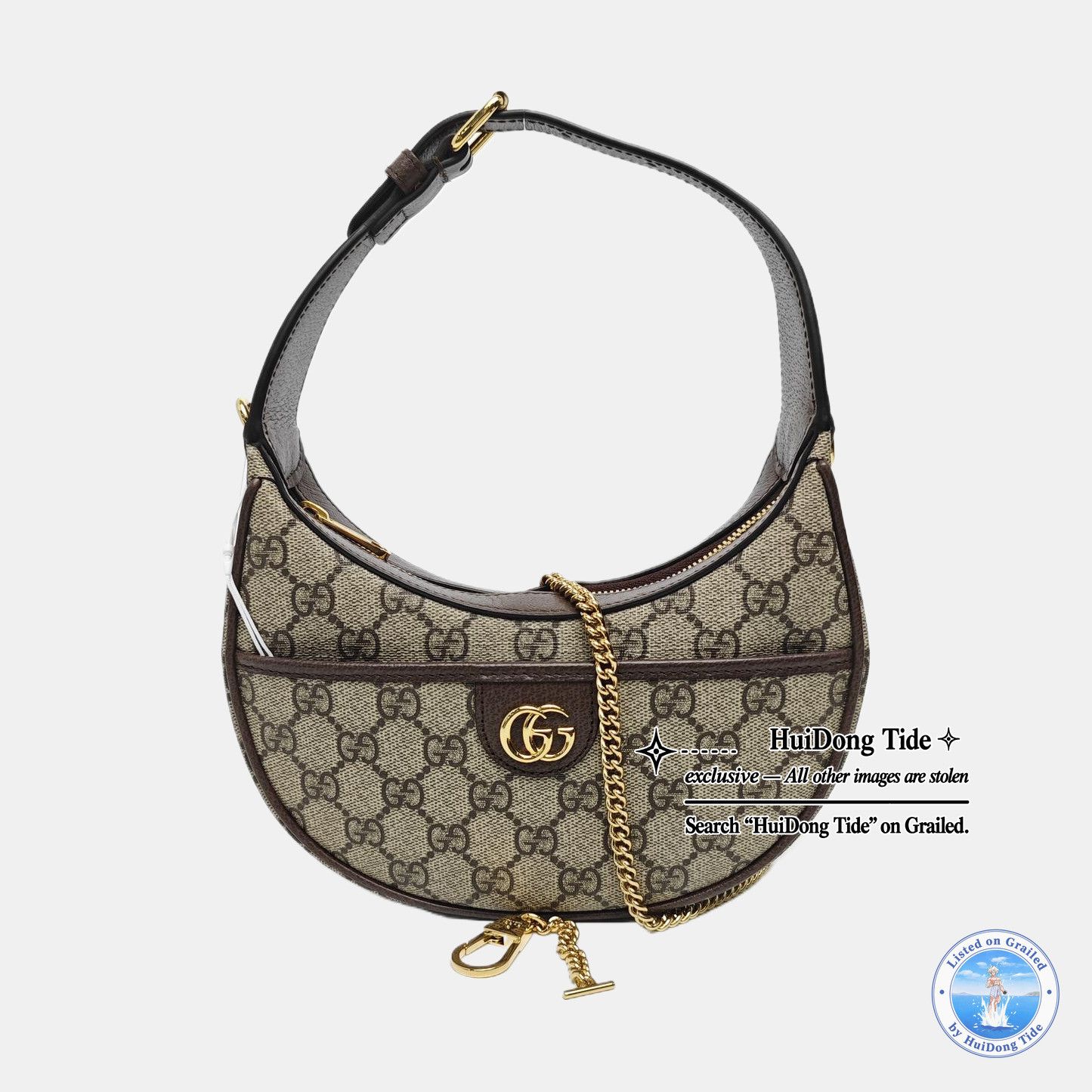 Gucci Gucci GG Supreme Canvas Mini Shoulder Bag One Size Size ONE SIZE - 8 Thumbnail