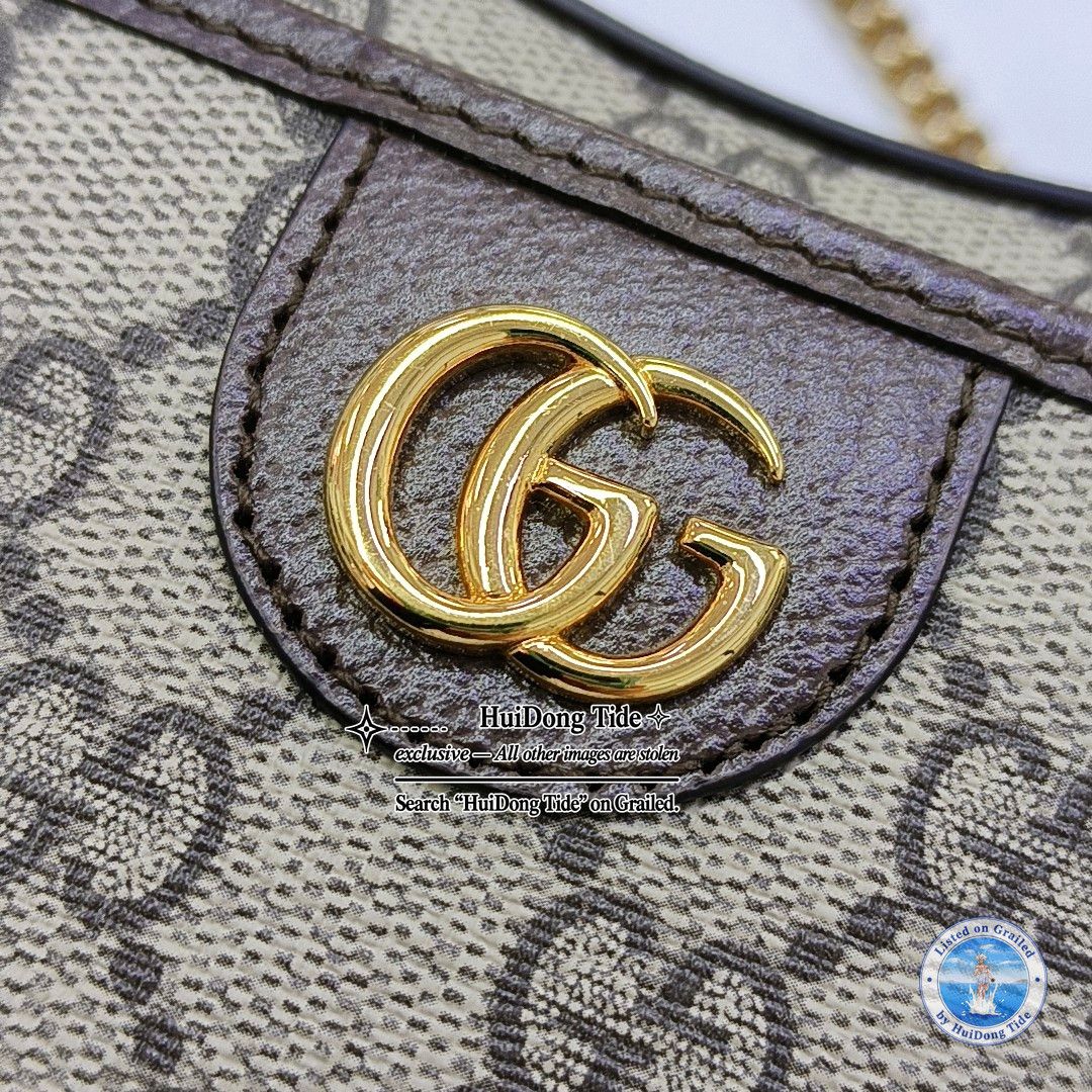Gucci Gucci GG Supreme Canvas Mini Shoulder Bag One Size Size ONE SIZE - 9 Thumbnail