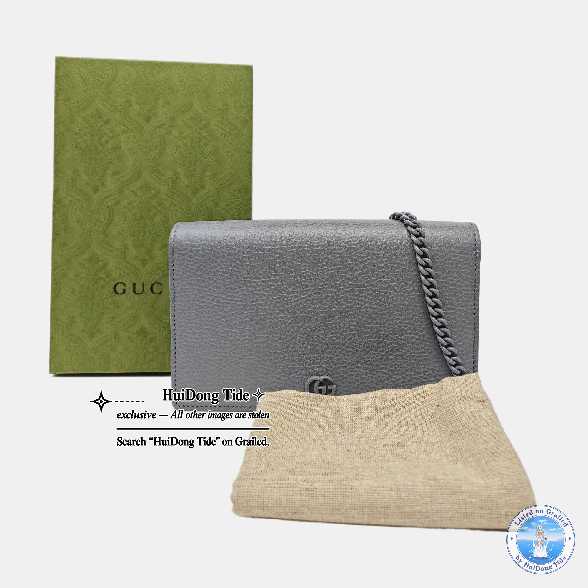 Gucci Gucci GG Marmont Mini Leather Shoulder Bag Size ONE SIZE - 8 Thumbnail