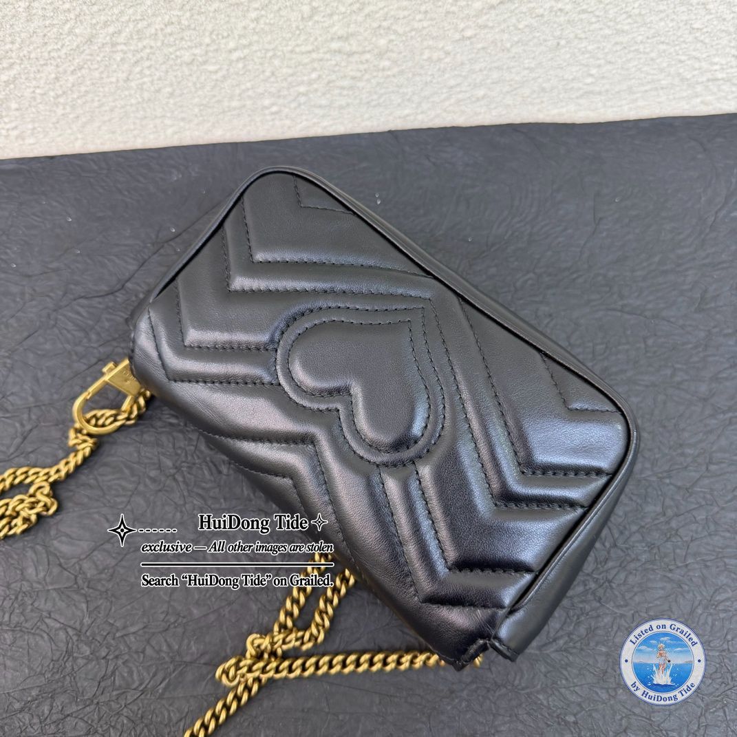 Gucci Gucci GG Marmont Quilted Mini Chain Bag Size ONE SIZE - 10 Thumbnail