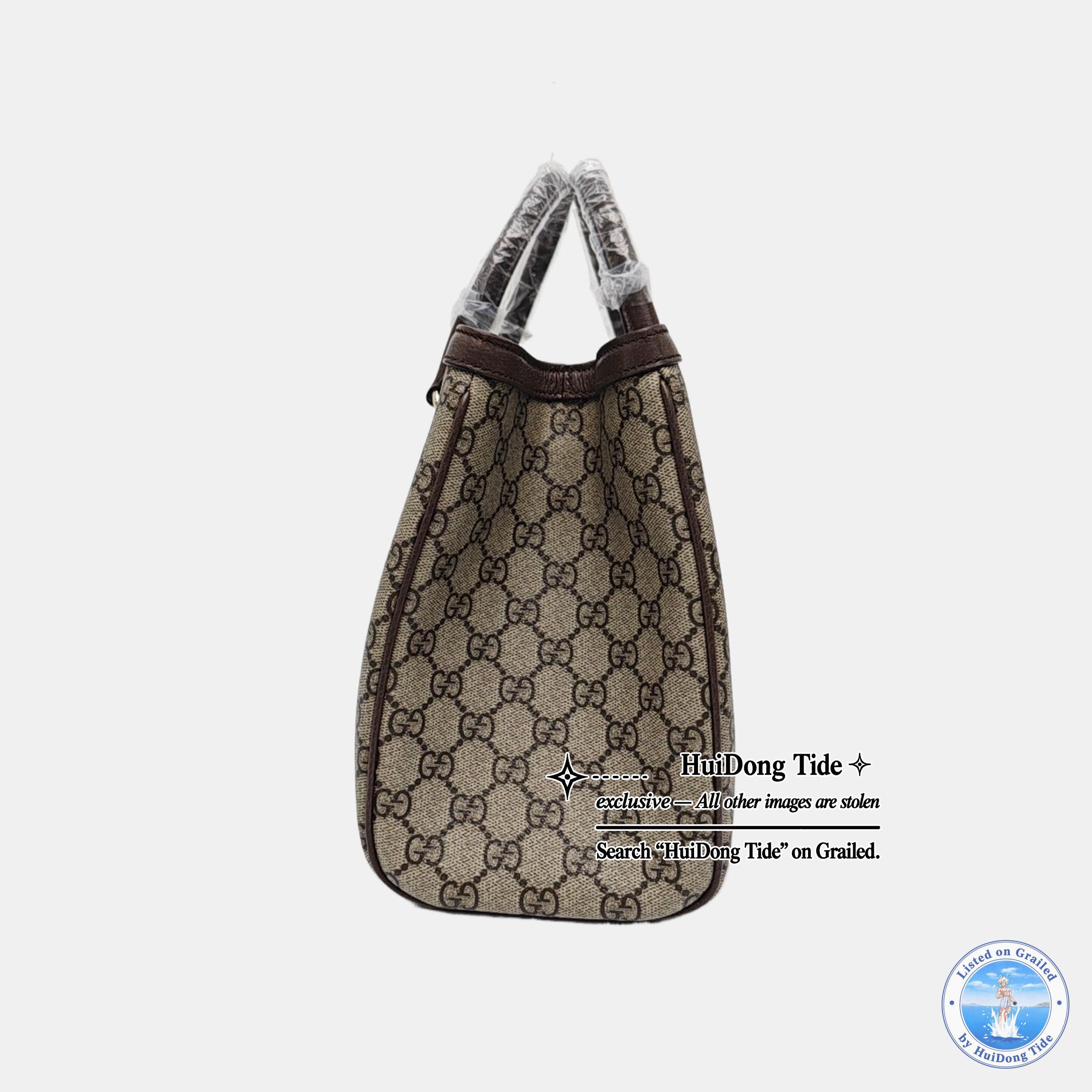 Gucci Gucci Ophidia GG Supreme Canvas Handle Bag Size ONE SIZE - 4 Thumbnail