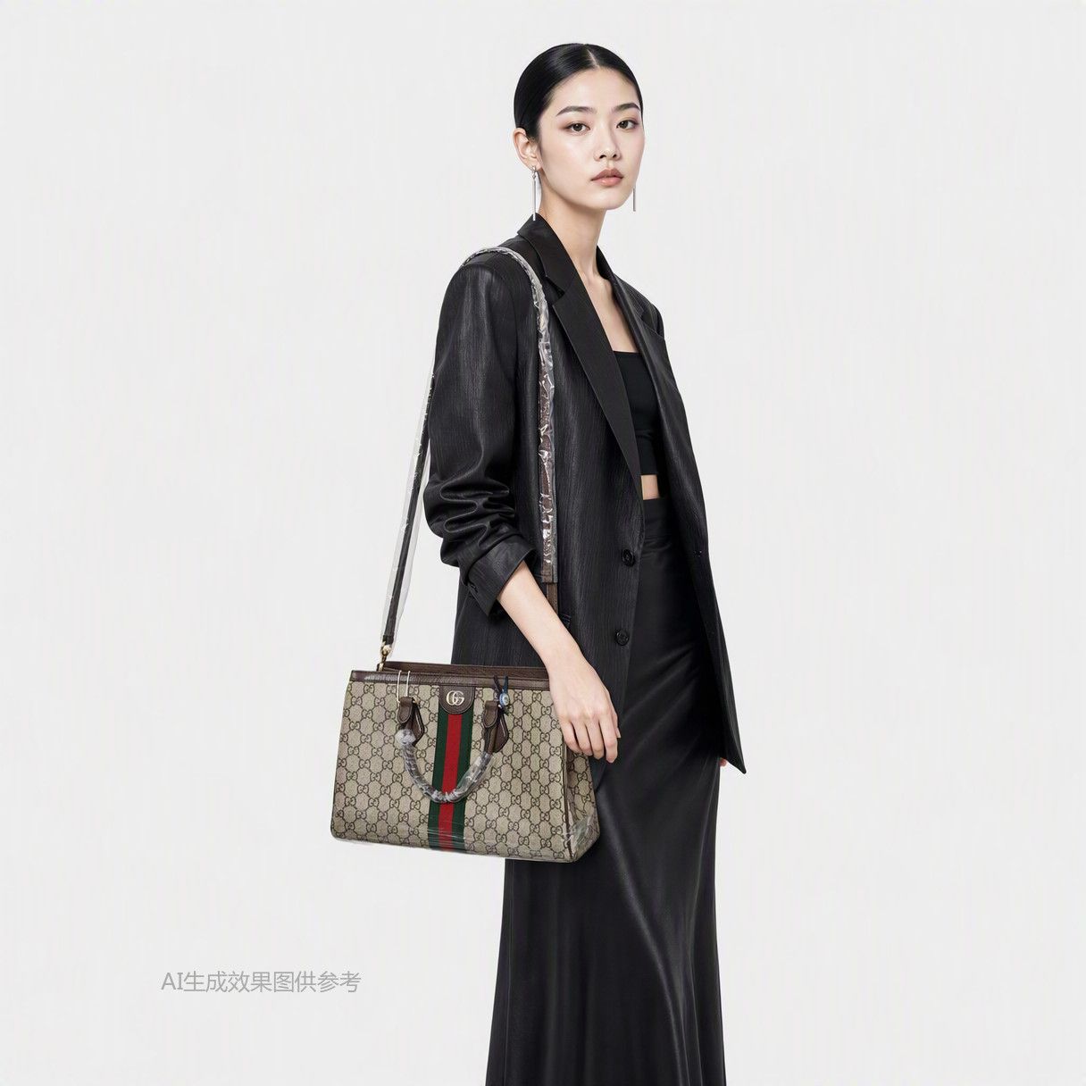 Gucci Gucci Ophidia GG Supreme Canvas Handle Bag Size ONE SIZE - 2 Thumbnail