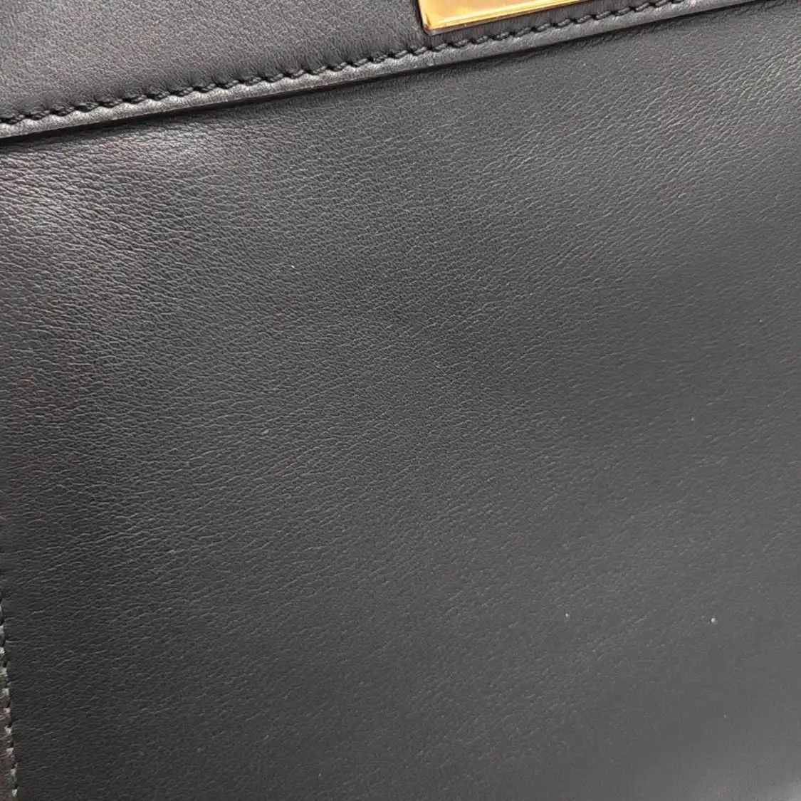 Fendi FENDI Peekaboo Small black cowhide leather shoulder bag gold hardware detachable Size ONE SIZE - 9 Thumbnail
