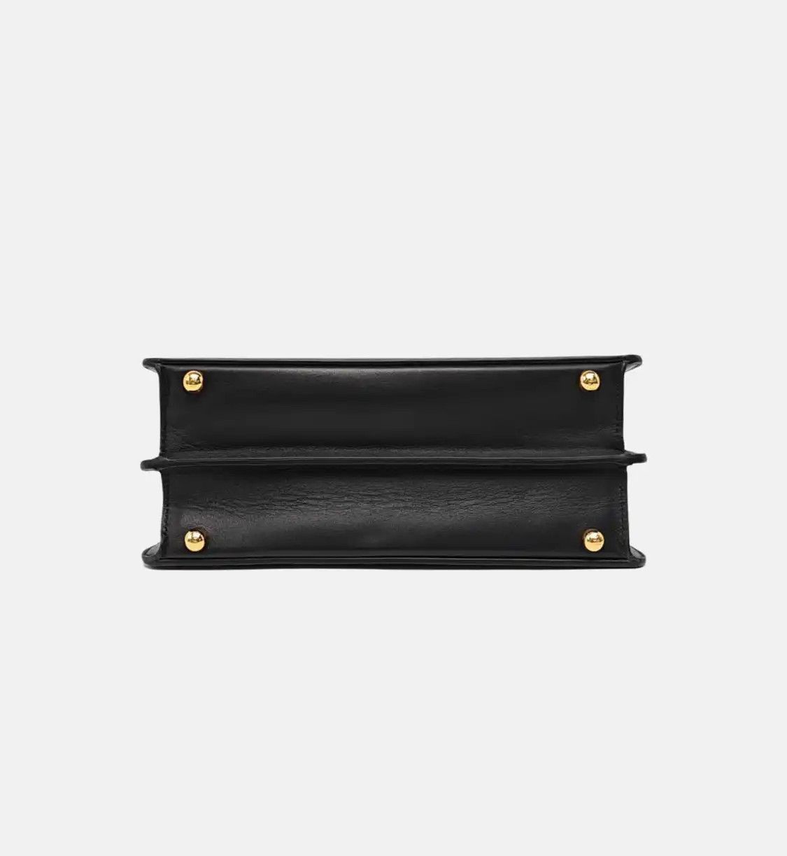 Fendi FENDI Peekaboo Small black cowhide leather shoulder bag gold hardware detachable Size ONE SIZE - 6 Thumbnail