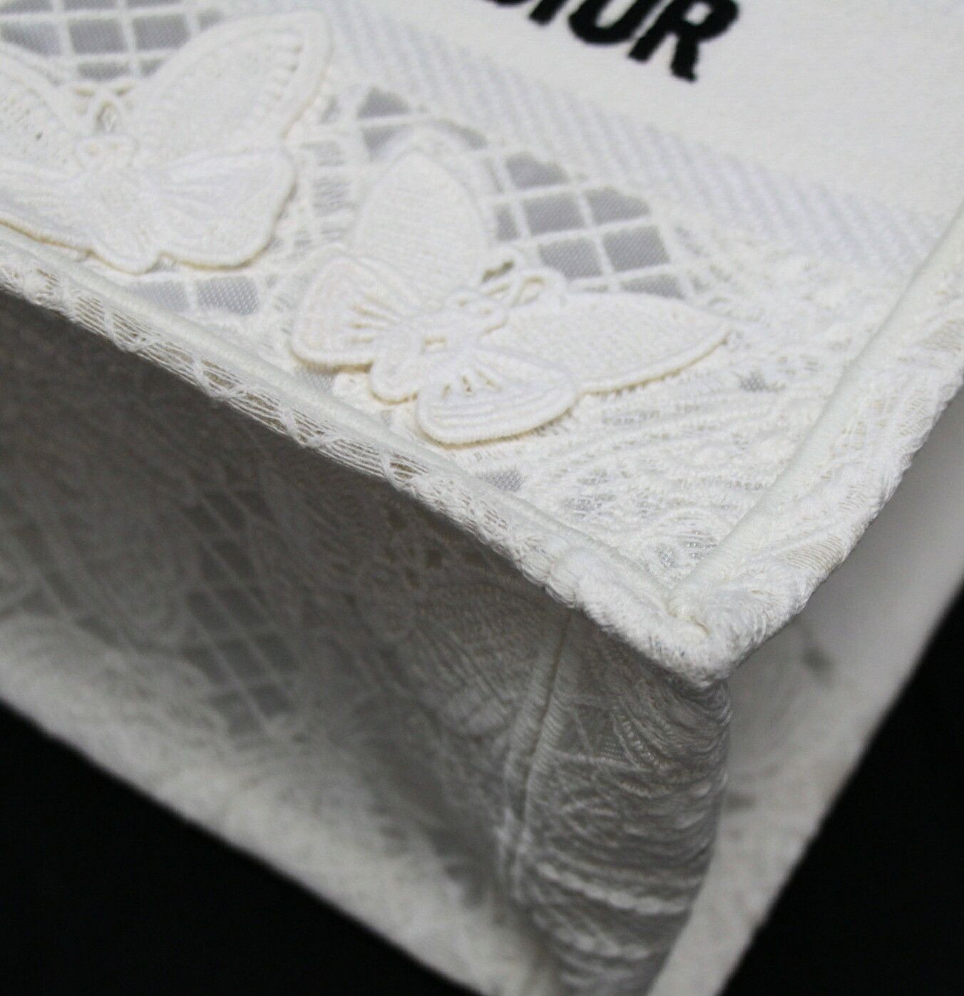 Dior Christian Dior Small Book Jacquard White Bag Size ONE SIZE - 6 Thumbnail