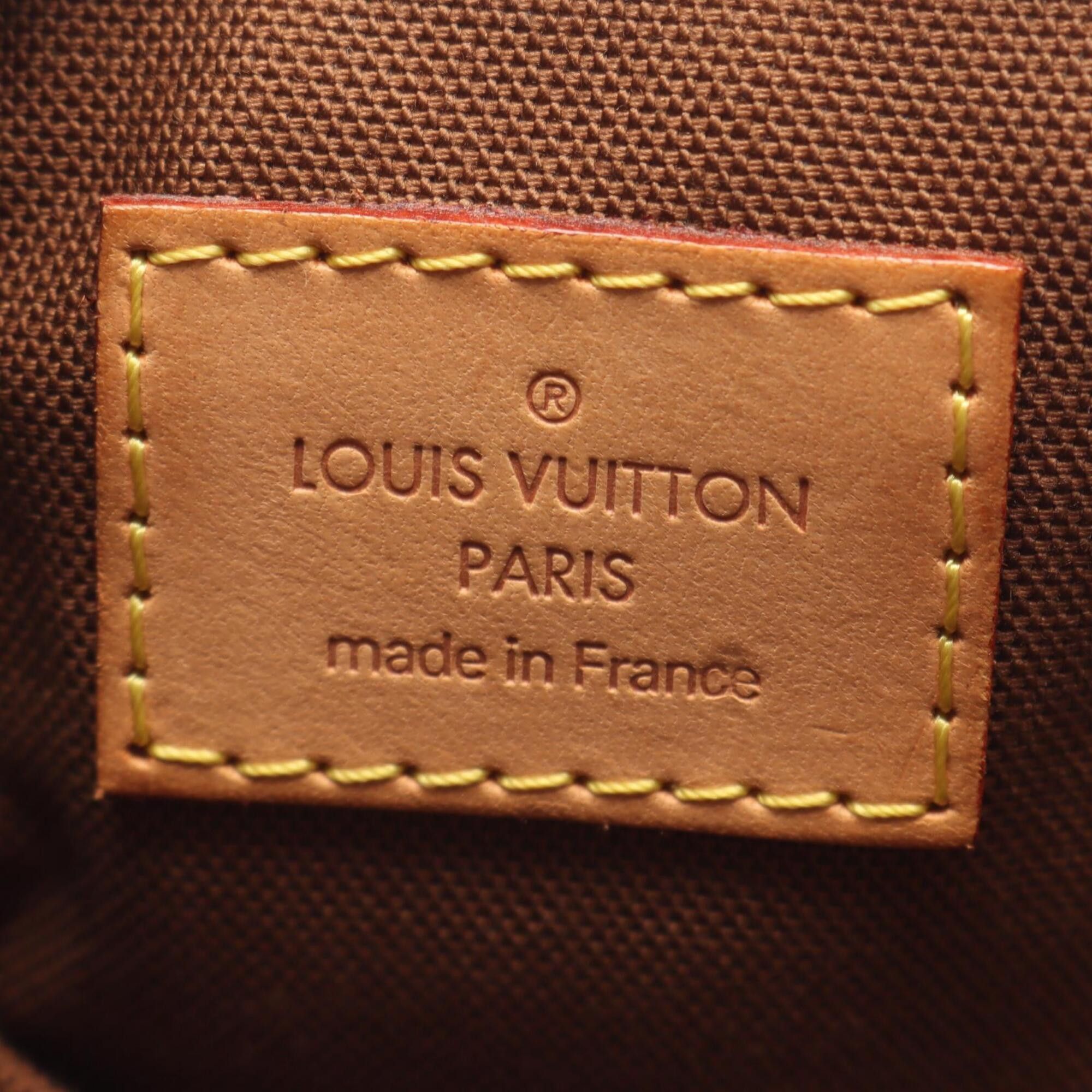 Louis Vuitton Louis Vuitton Tivoli PM Monogram Handbag, Coated Canvas and Leather, Pattern, Women's, Brown, M40143 Size ONE SIZE - 4 Thumbnail