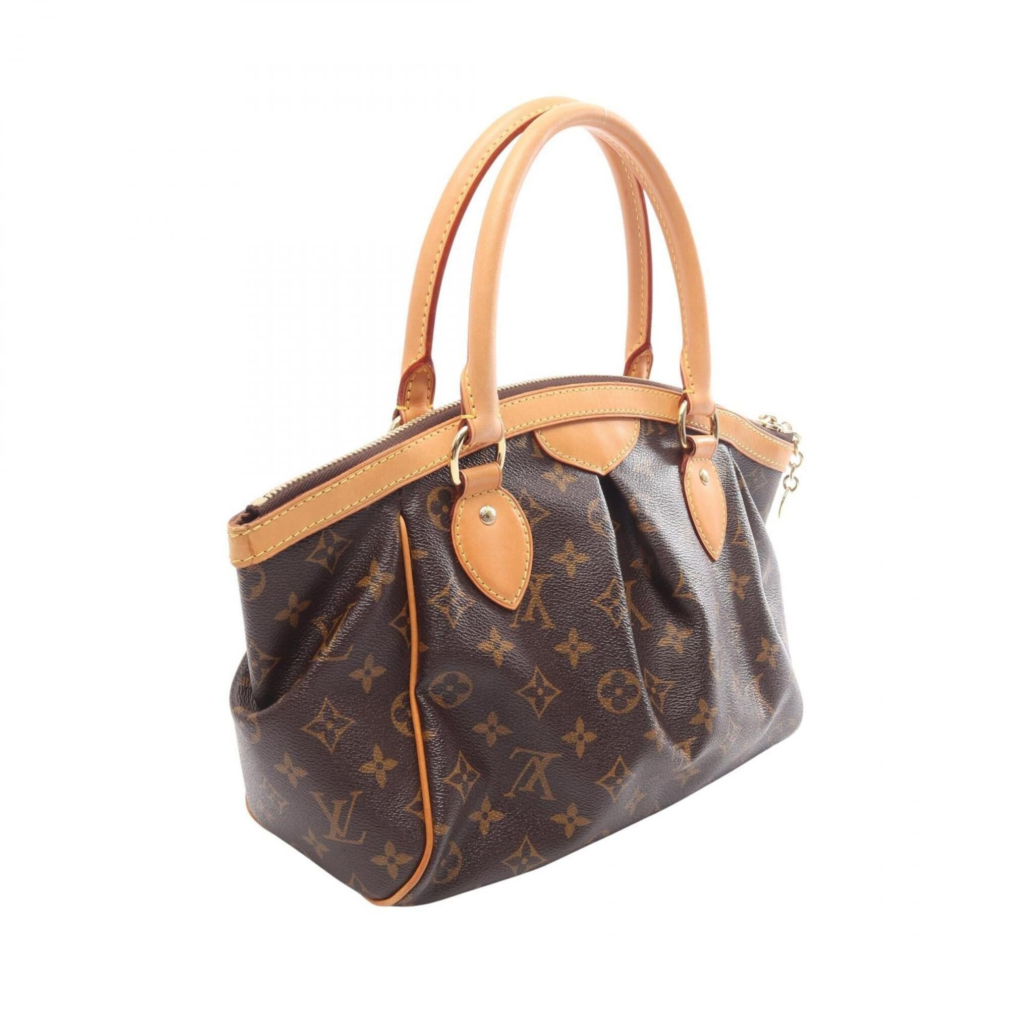 Louis Vuitton Louis Vuitton Tivoli PM Monogram Handbag, Coated Canvas and Leather, Pattern, Women's, Brown, M40143 Size ONE SIZE - 2 Thumbnail
