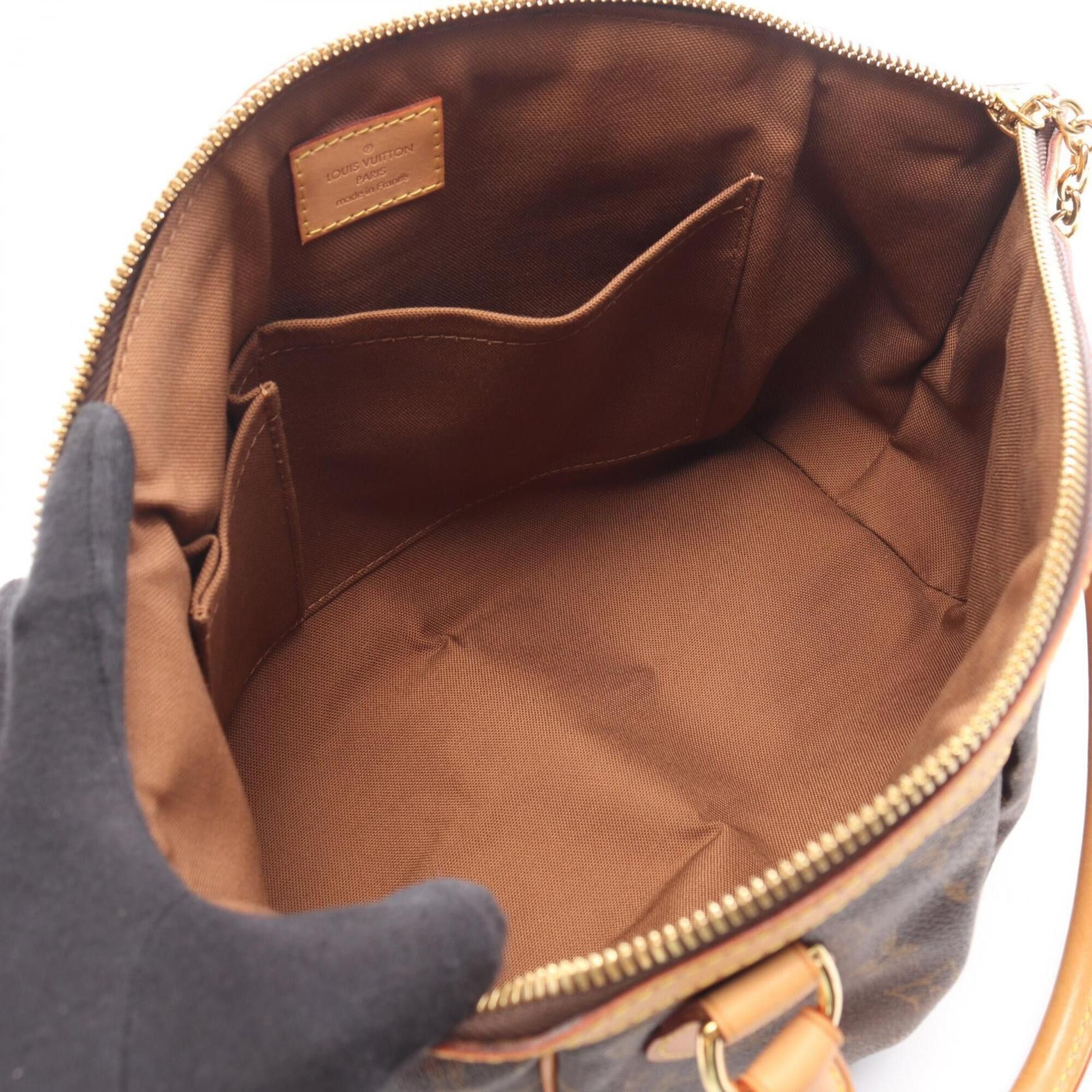 Louis Vuitton Louis Vuitton Tivoli PM Monogram Handbag, Coated Canvas and Leather, Pattern, Women's, Brown, M40143 Size ONE SIZE - 3 Thumbnail