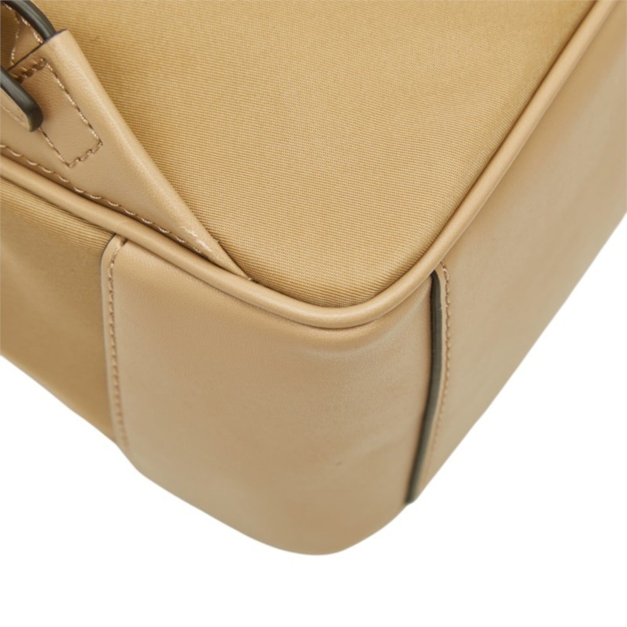 Michael Kors Michael Kors Brooklyn Backpack Daypack 30T2GBNB2C Beige Nylon Leather Women's Size ONE SIZE - 7 Thumbnail