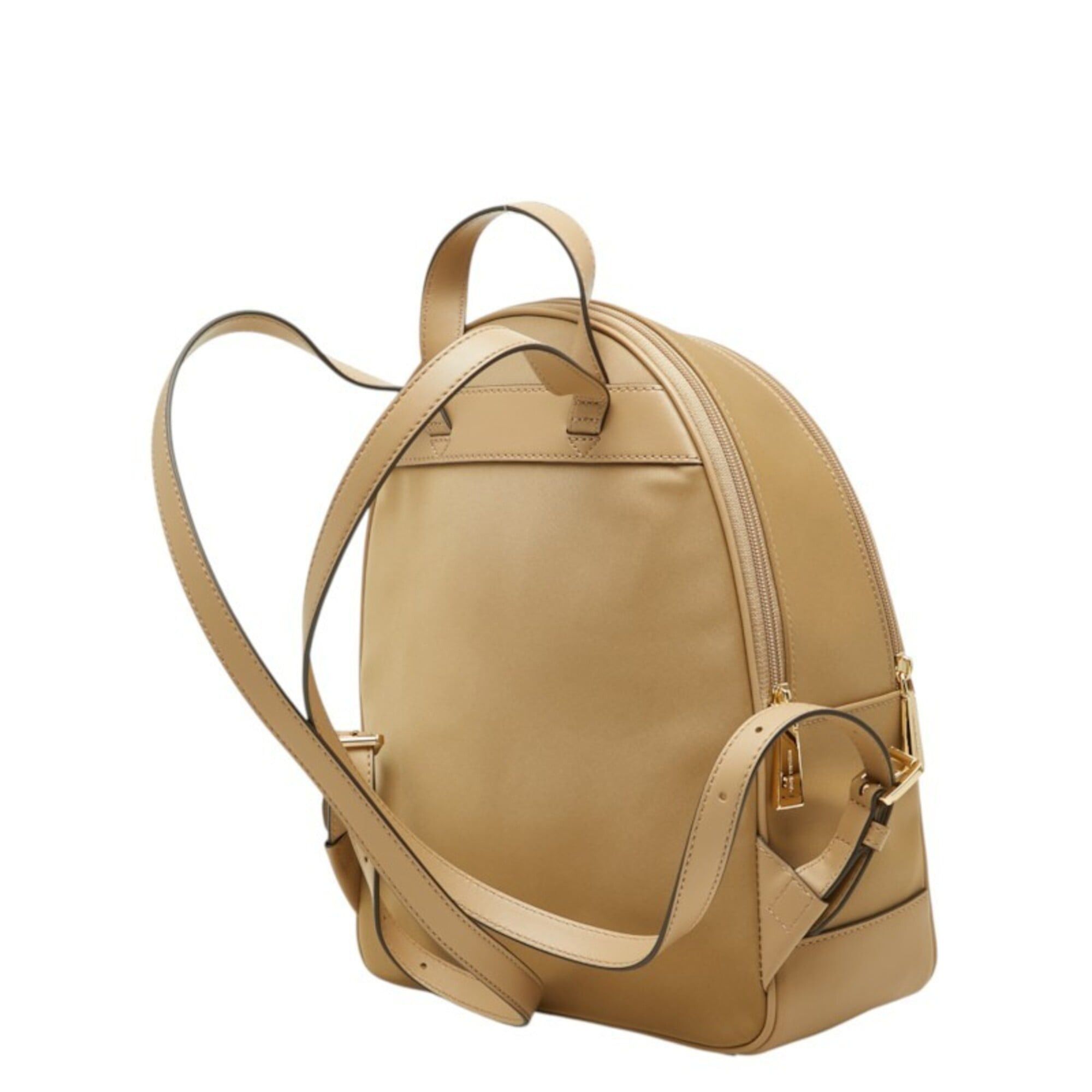 Michael Kors Michael Kors Brooklyn Backpack Daypack 30T2GBNB2C Beige Nylon Leather Women's Size ONE SIZE - 2 Thumbnail