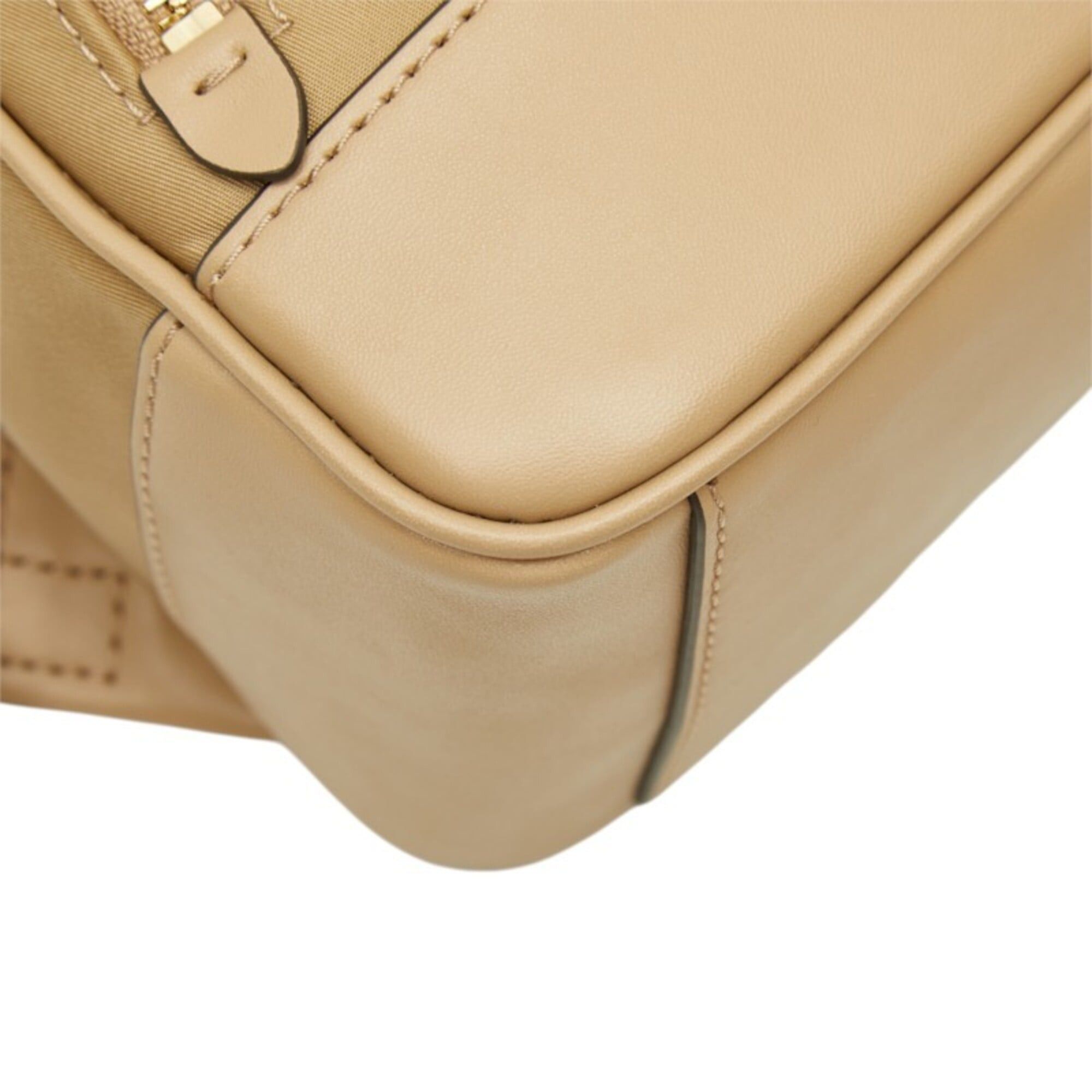 Michael Kors Michael Kors Brooklyn Backpack Daypack 30T2GBNB2C Beige Nylon Leather Women's Size ONE SIZE - 5 Thumbnail