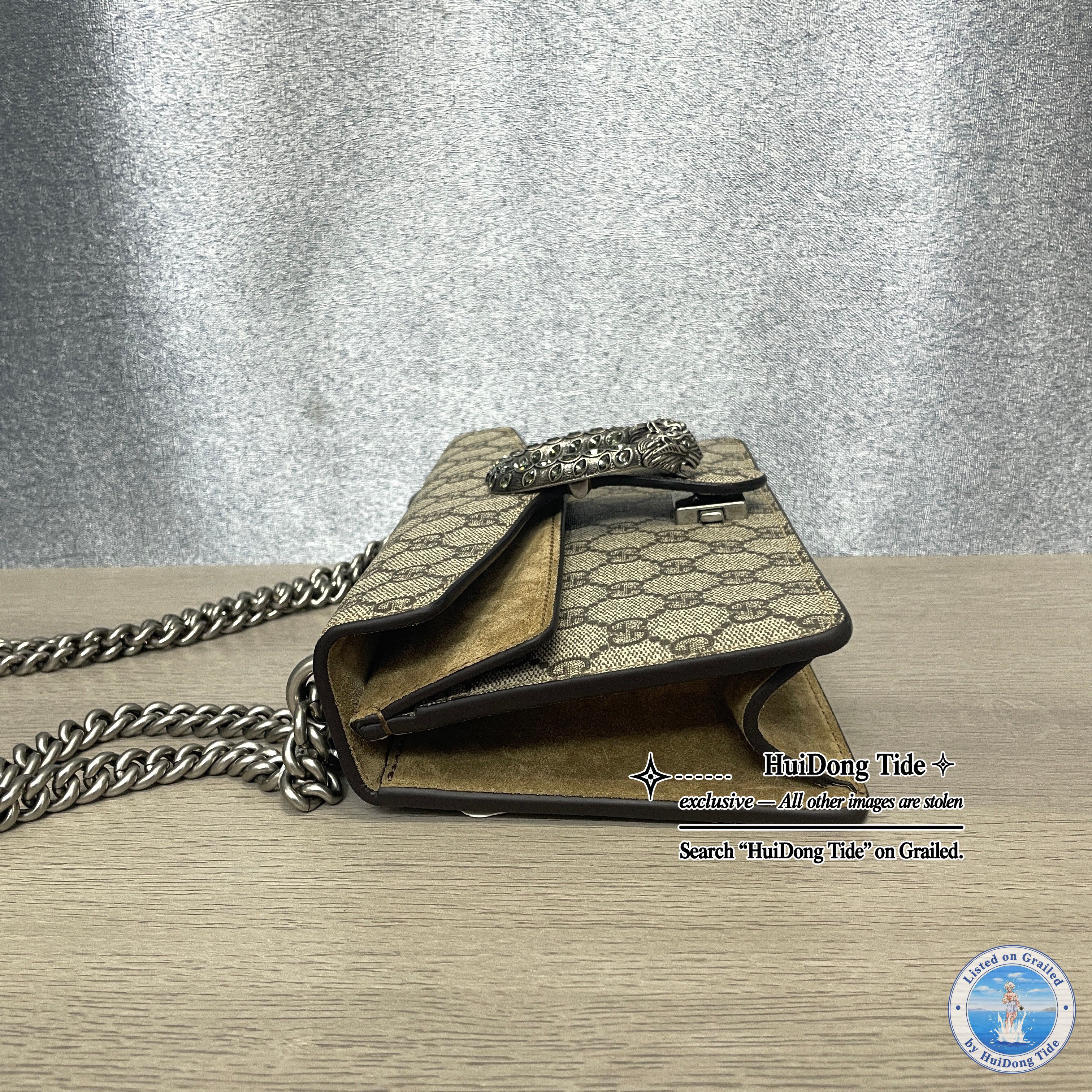 Gucci Gucci Dionysus GG Supreme Canvas Chain Shoulder Bag Size ONE SIZE - 6 Thumbnail