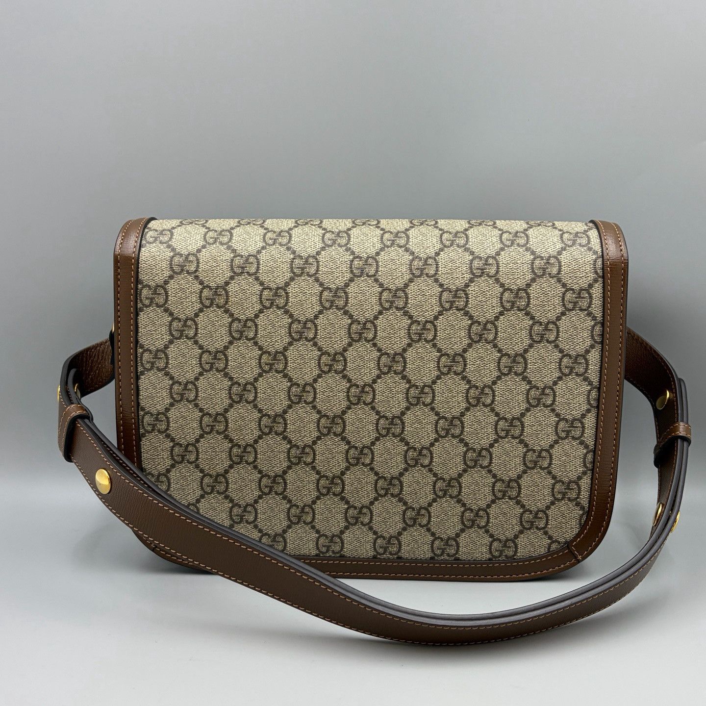 Gucci Gucci Horsebit 1955 Canvas Shoulder Bag Size ONE SIZE - 5 Thumbnail