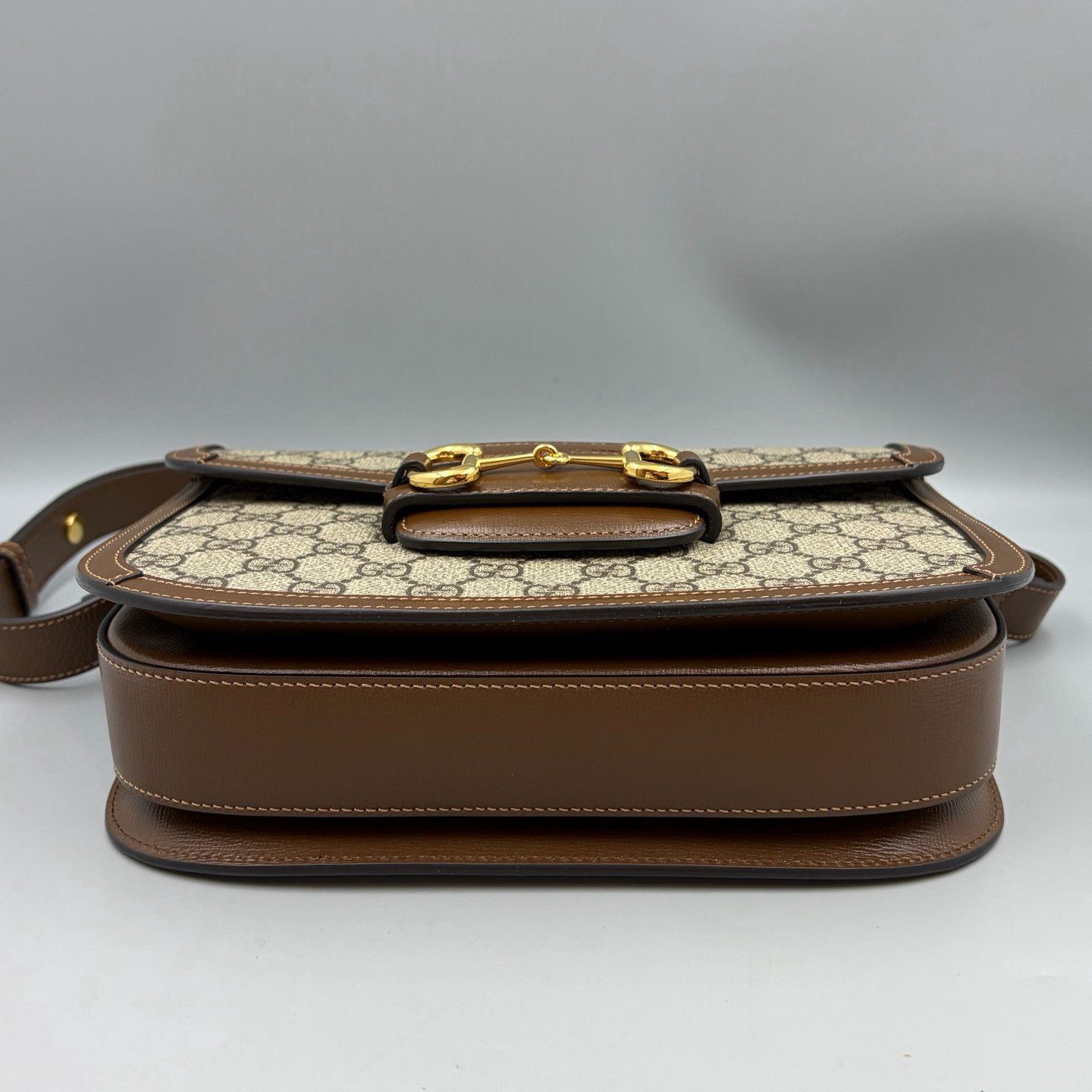 Gucci Gucci Horsebit 1955 Canvas Shoulder Bag Size ONE SIZE - 6 Thumbnail