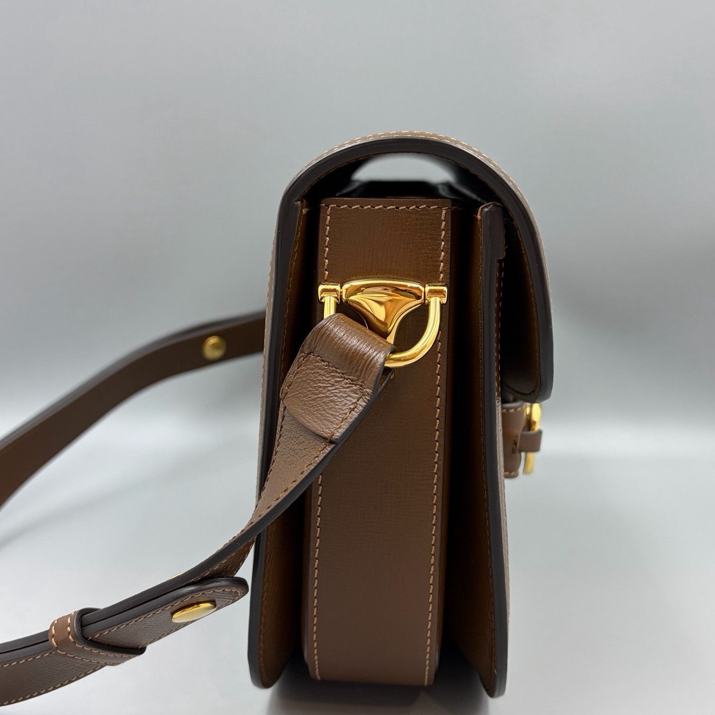 Gucci Gucci Horsebit 1955 Canvas Shoulder Bag Size ONE SIZE - 3 Thumbnail