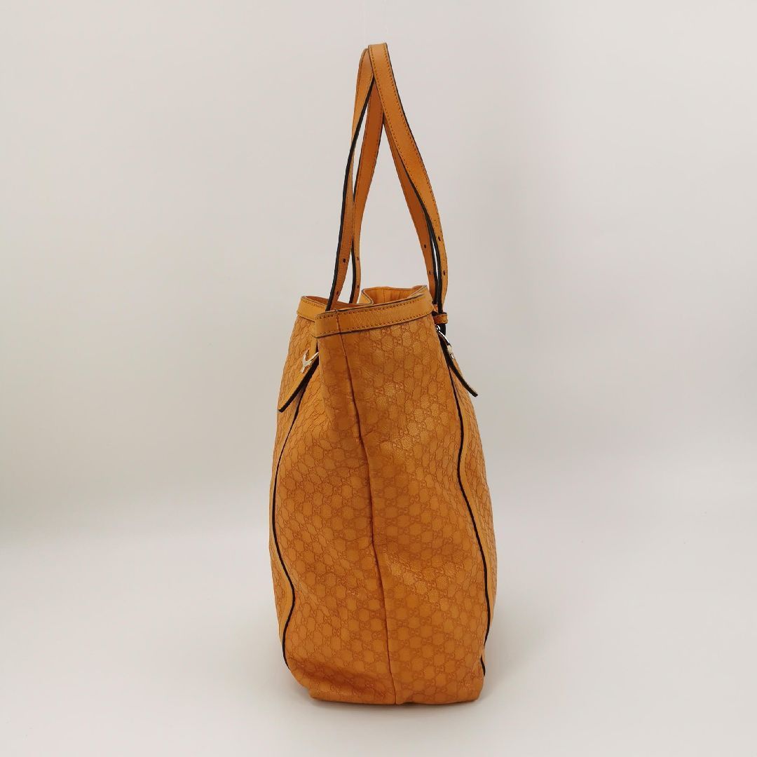 Gucci Gucci Yellow Leather GG Embossed Tote Bag Size ONE SIZE - 4 Thumbnail