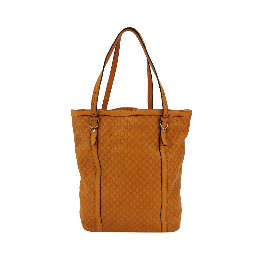 Gucci Gucci Yellow Leather GG Embossed Tote Bag Size ONE SIZE - 2 Thumbnail