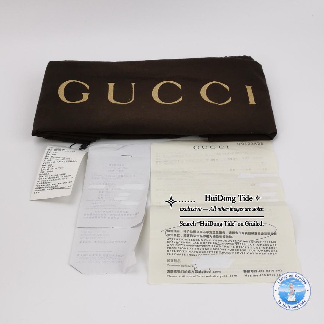 Gucci Gucci Yellow Leather GG Embossed Tote Bag Size ONE SIZE - 8 Thumbnail