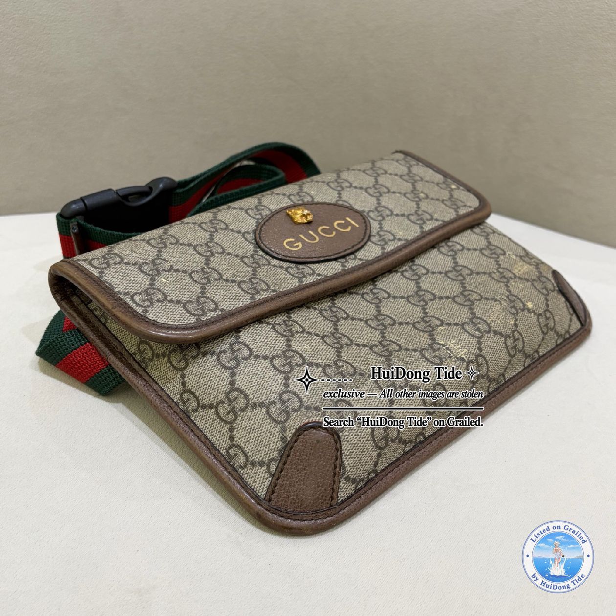 Gucci Gucci Neo Vintage GG Supreme Tiger Belt Bag Size ONE SIZE - 10 Thumbnail