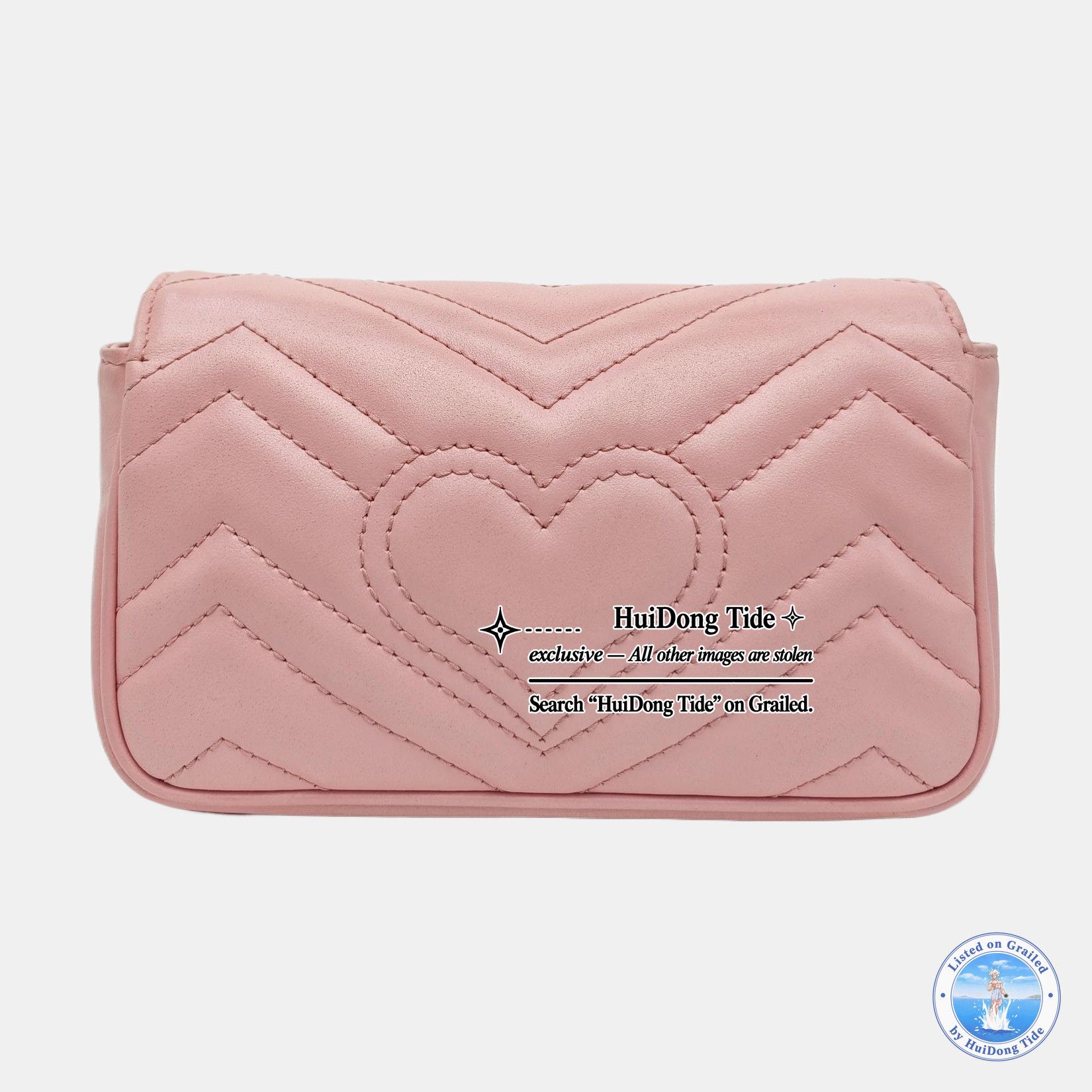 Gucci Gucci GG Marmont Mini Quilted Leather Chain Bag Size ONE SIZE - 5 Thumbnail
