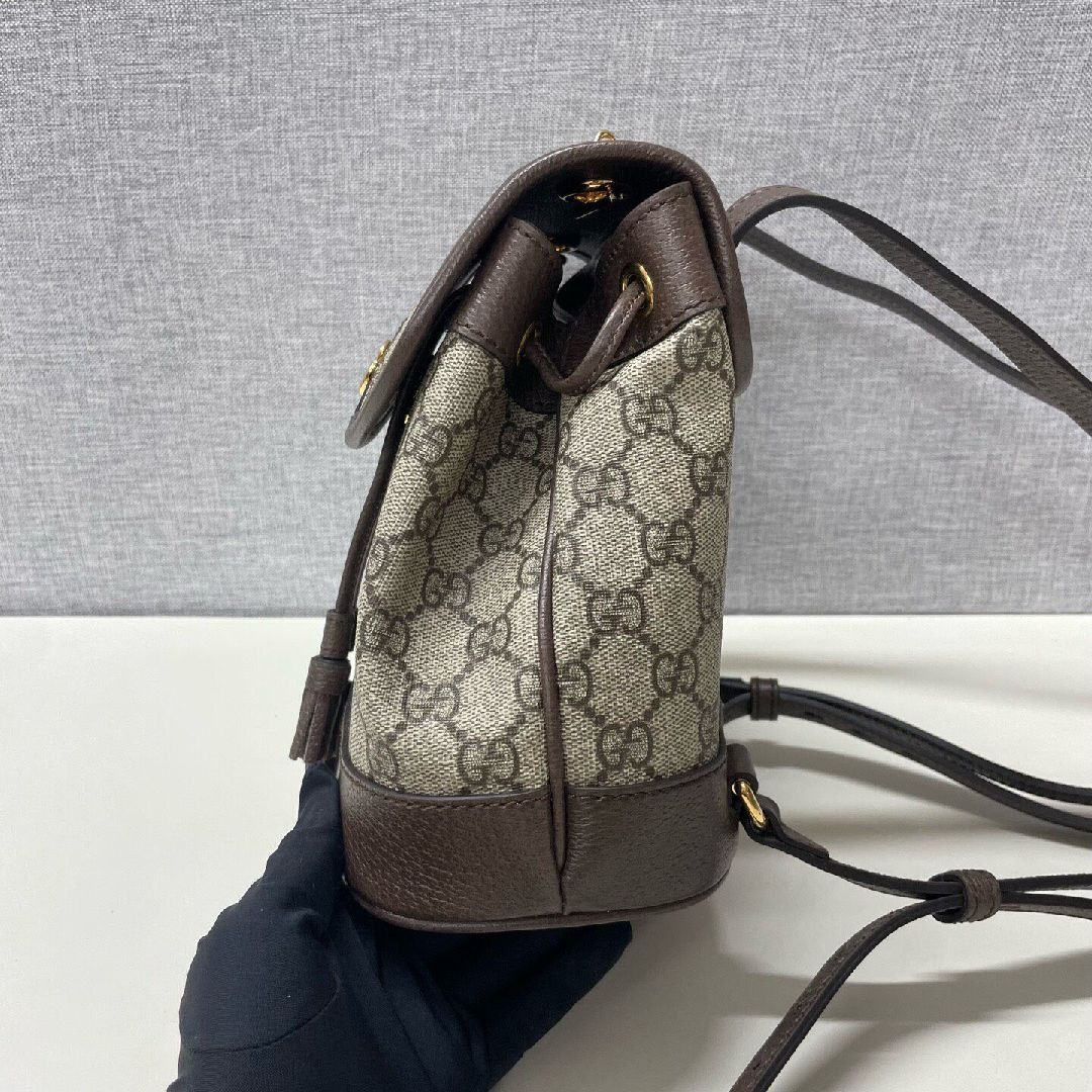 Gucci Gucci Ophidia Mini Monogram Canvas Backpack Size ONE SIZE - 6 Thumbnail