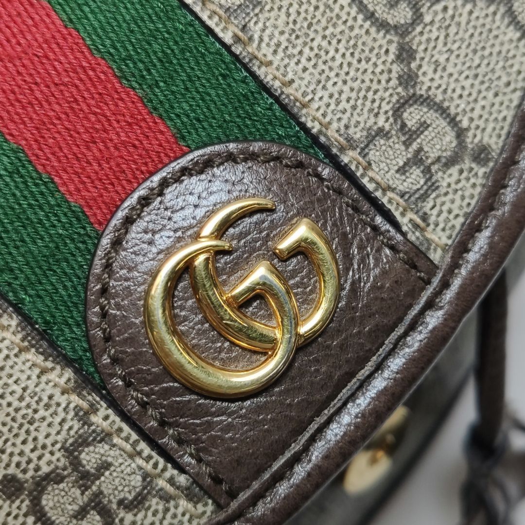 Gucci Gucci Ophidia Mini Monogram Canvas Backpack Size ONE SIZE - 13 Thumbnail