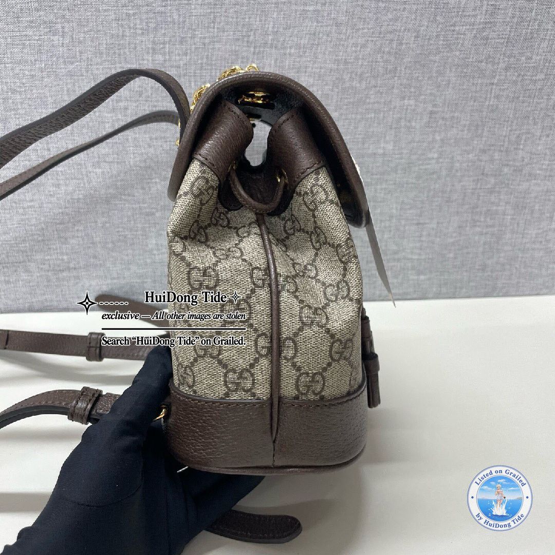 Gucci Gucci Ophidia Mini Monogram Canvas Backpack Size ONE SIZE - 5 Thumbnail
