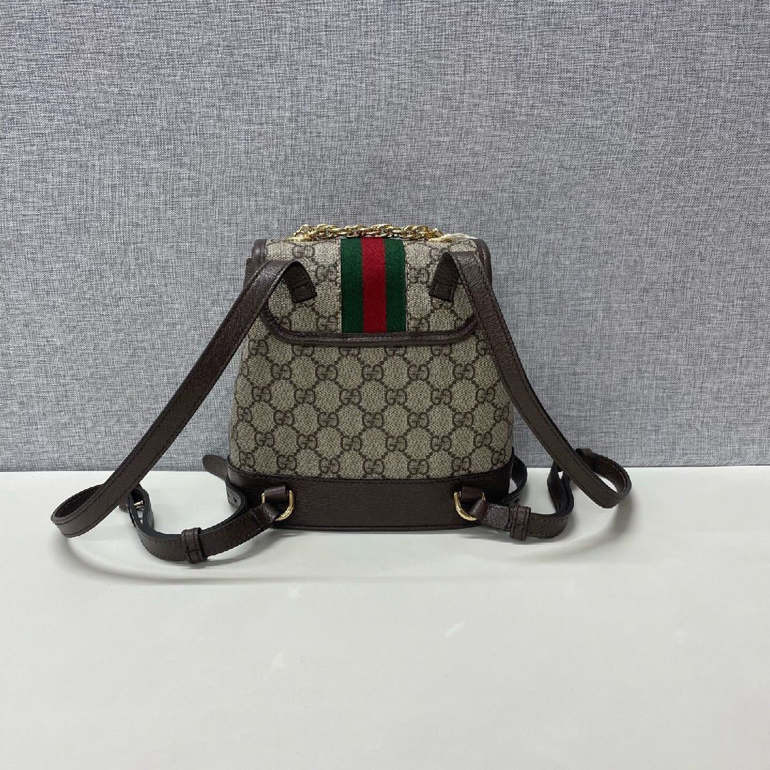 Gucci Gucci Ophidia Mini Monogram Canvas Backpack Size ONE SIZE - 4 Thumbnail