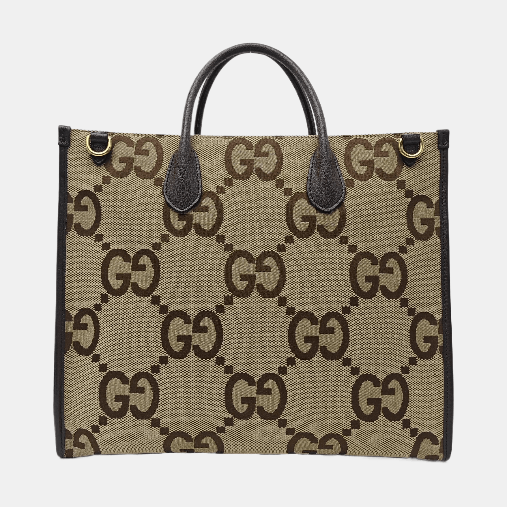 Gucci Gucci Jumbo GG Canvas Tote Bag Size ONE SIZE - 4 Thumbnail