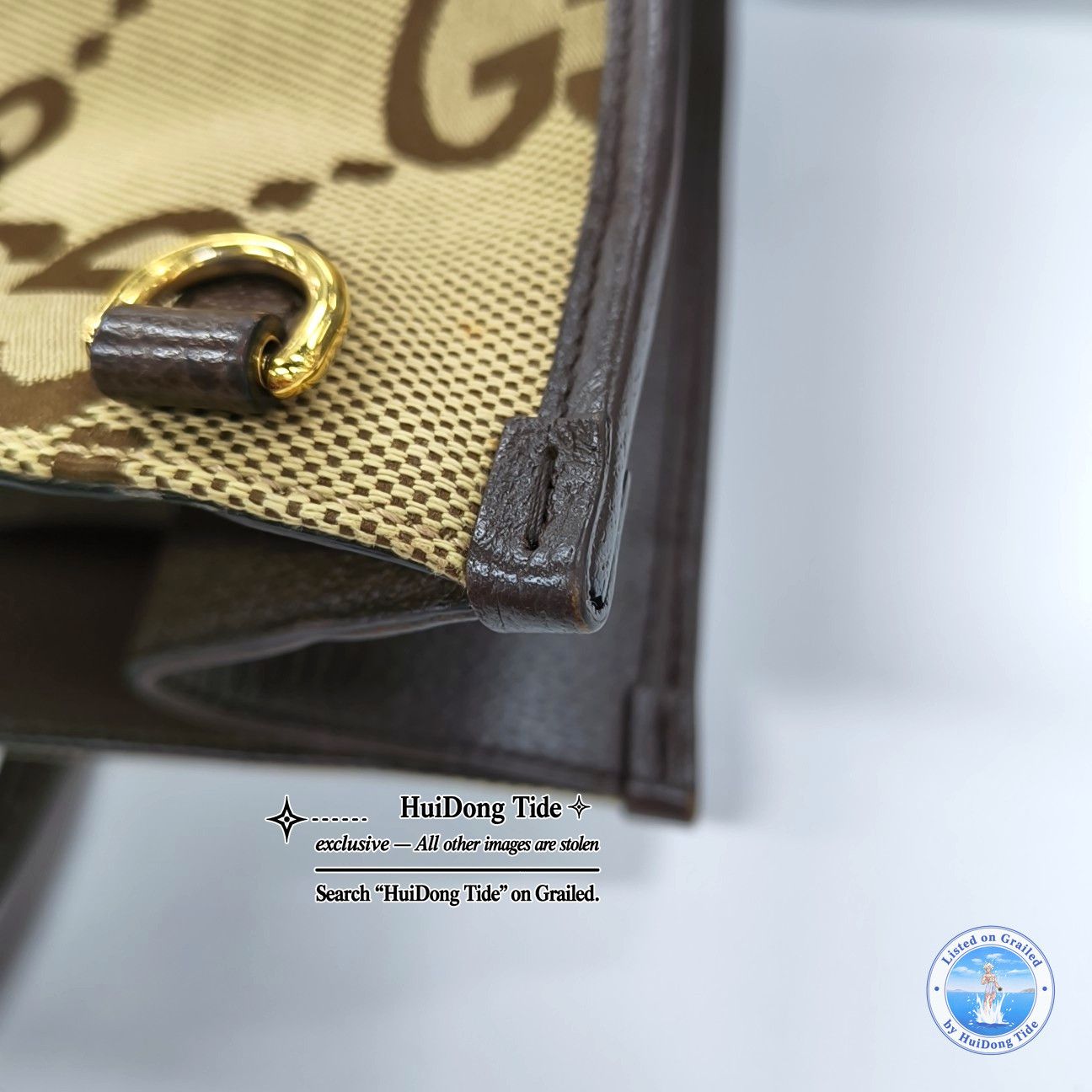 Gucci Gucci Jumbo GG Canvas Tote Bag Size ONE SIZE - 10 Thumbnail