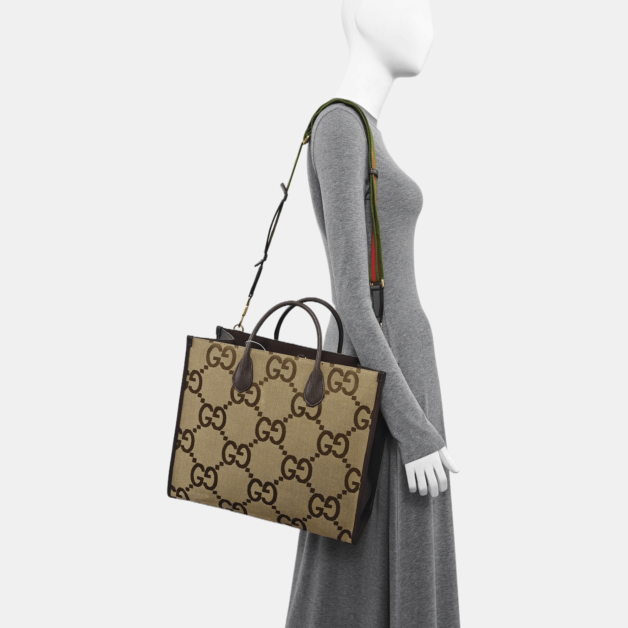 Gucci Gucci Jumbo GG Canvas Tote Bag Size ONE SIZE - 2 Thumbnail