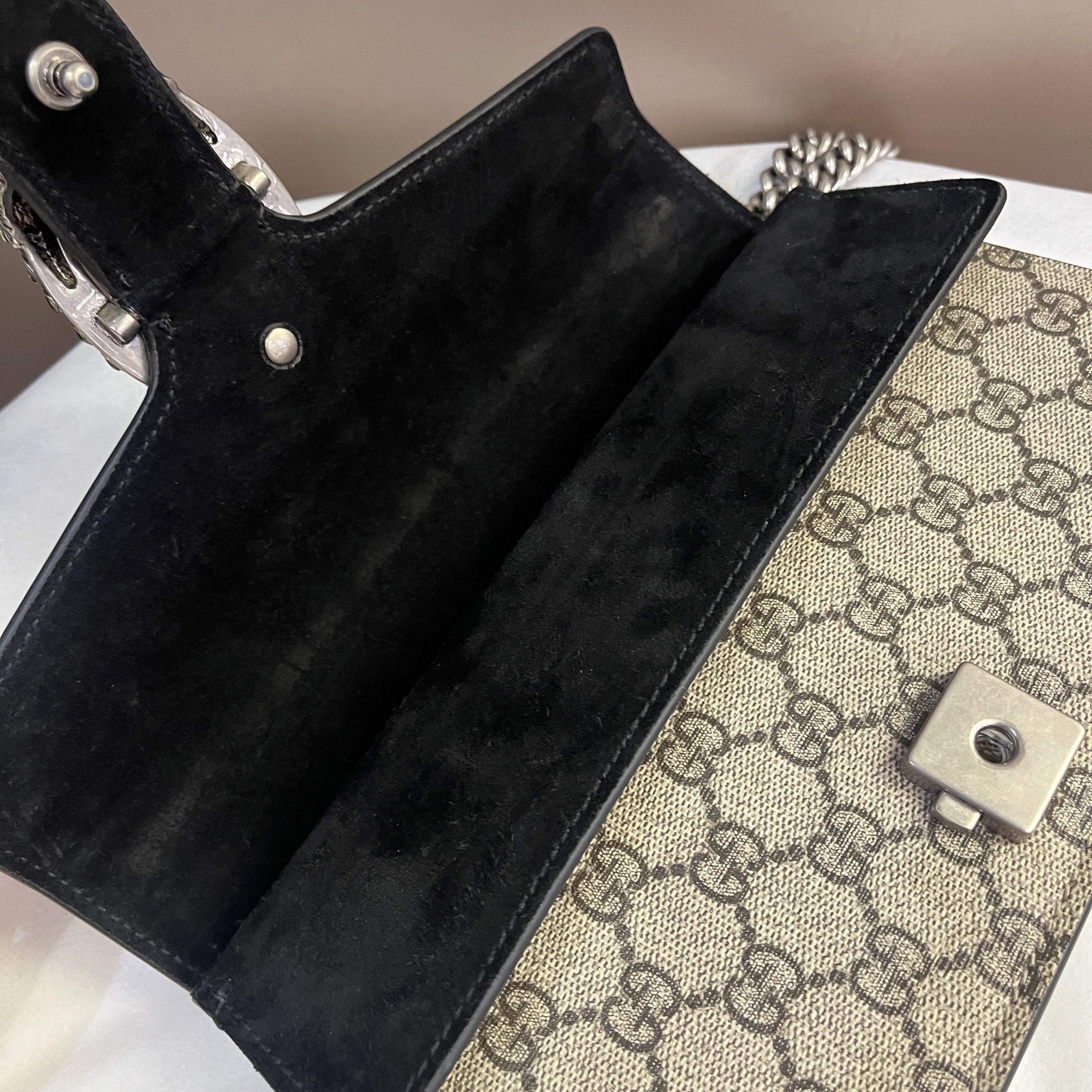 Gucci Gucci Dionysus GG Supreme Canvas Chain Shoulder Bag Size ONE SIZE - 8 Thumbnail