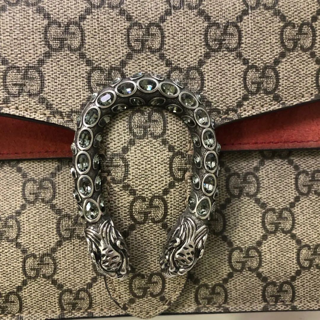 Gucci Gucci Dionysus Monogram Canvas Shoulder Bag Size ONE SIZE - 8 Thumbnail