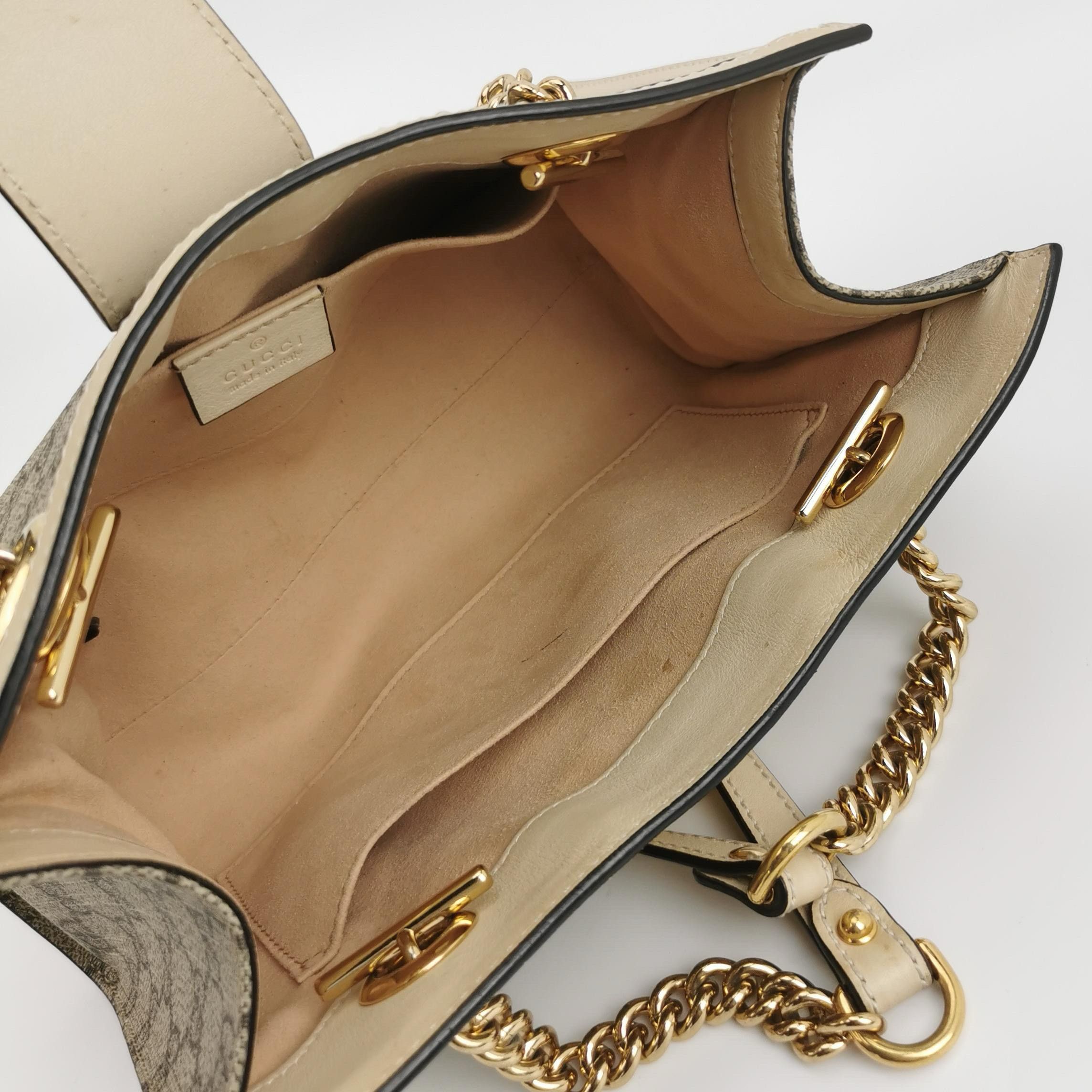 Gucci Gucci Padlock Monogram Coated Canvas Handle Bag Size ONE SIZE - 7 Thumbnail