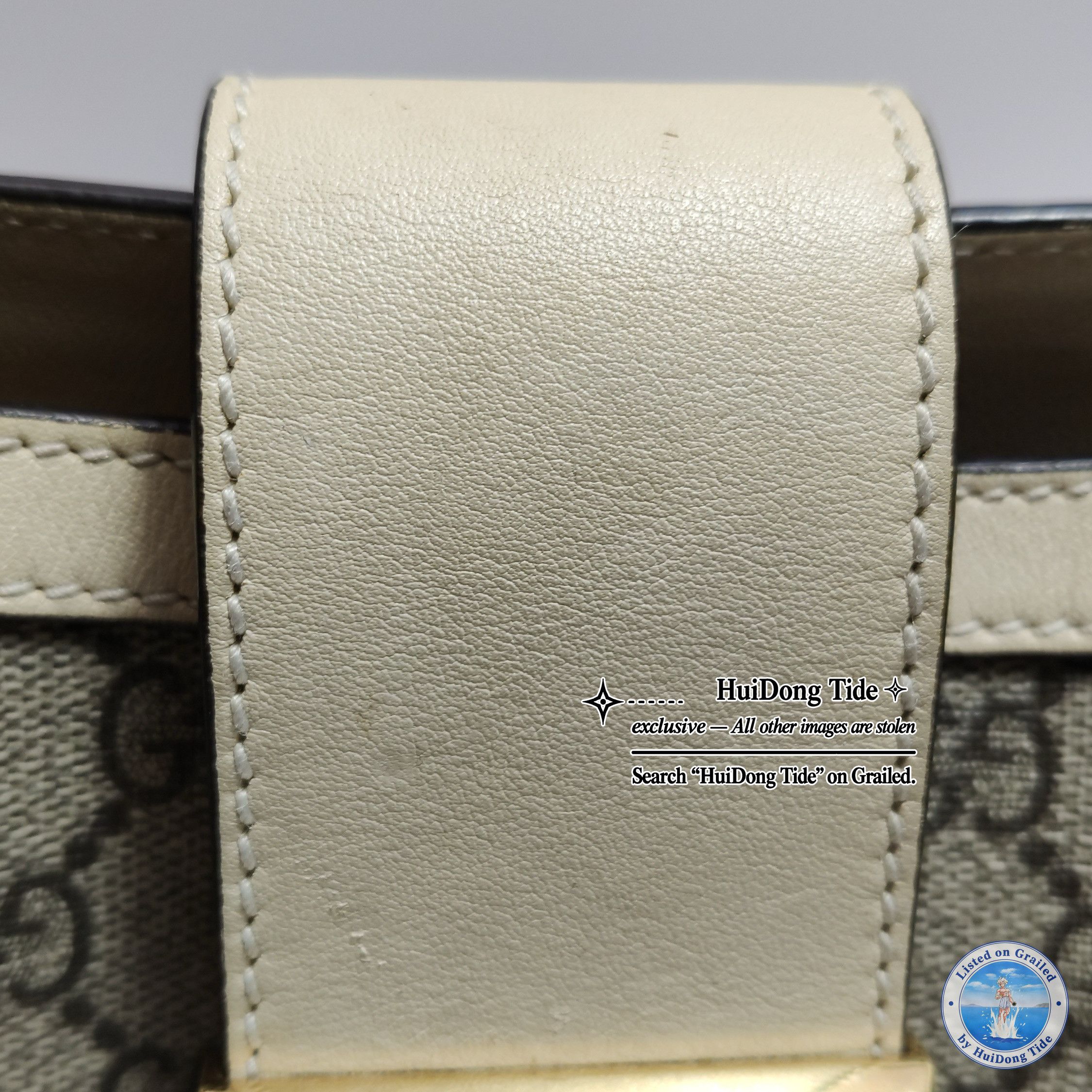 Gucci Gucci Padlock Monogram Coated Canvas Handle Bag Size ONE SIZE - 11 Thumbnail