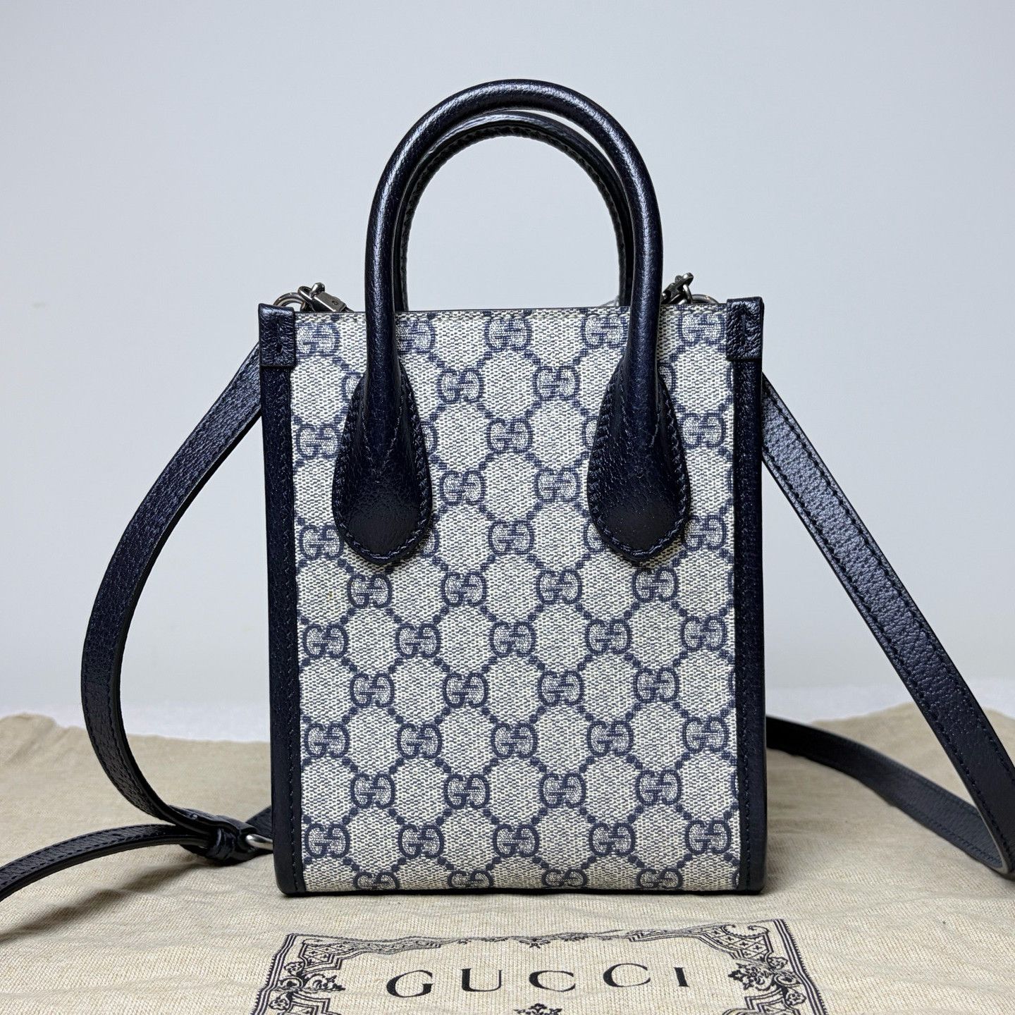 Gucci Gucci GG Supreme Mini Tote Bag Size ONE SIZE - 3 Thumbnail