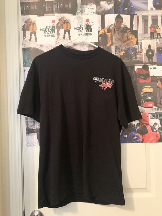 Palm Angels Palm angels racing logo tee | Grailed